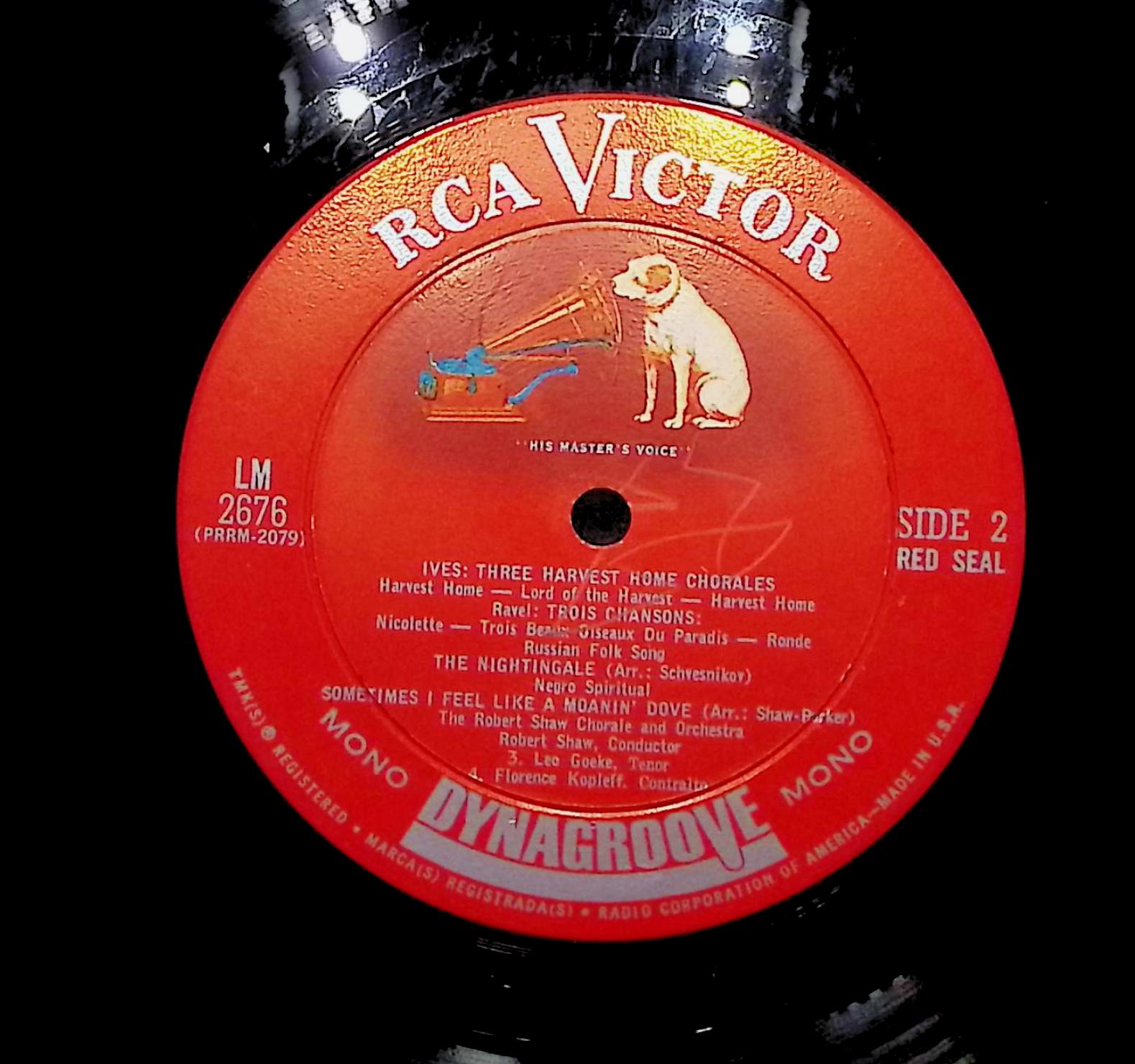 The Robert Shaw Chorale "On Tour" 1963 LP Classical — image 2