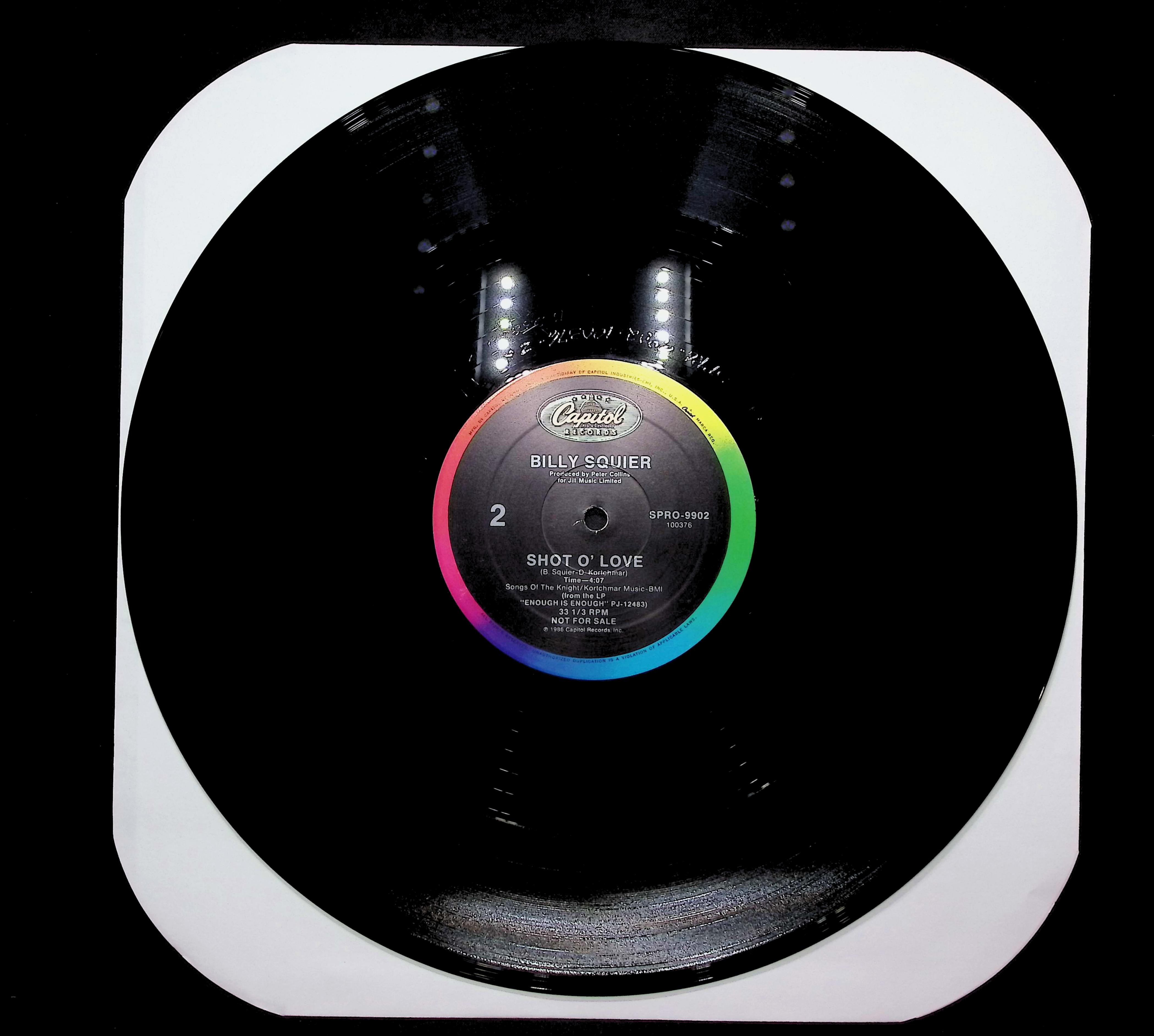 Billy Squier Shot O' Love 1986 LP Rock Side 1 & 2  — image 3