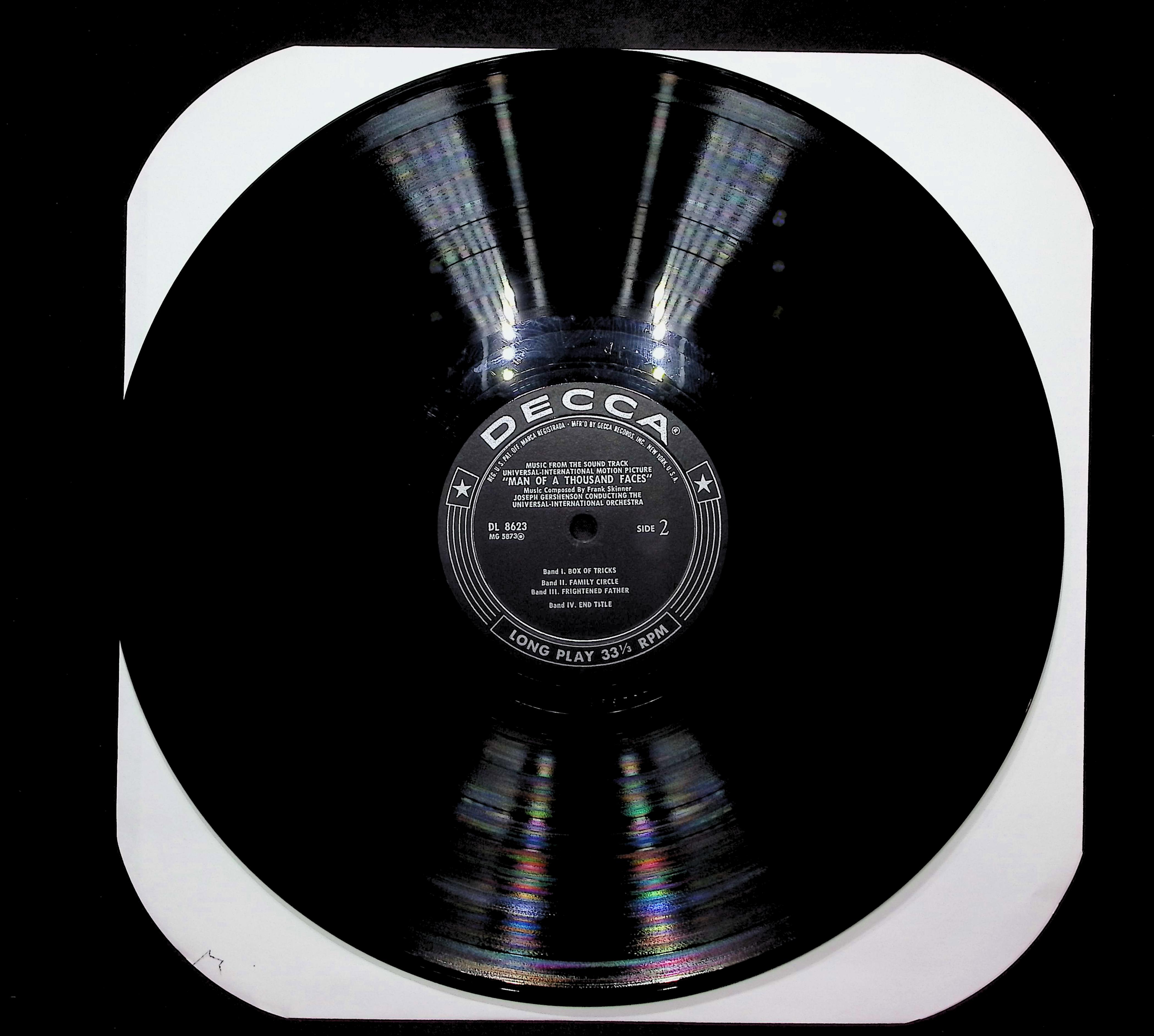 The Universal-International Orchestra Man Of A Thousand Faces LP Stage & Screen