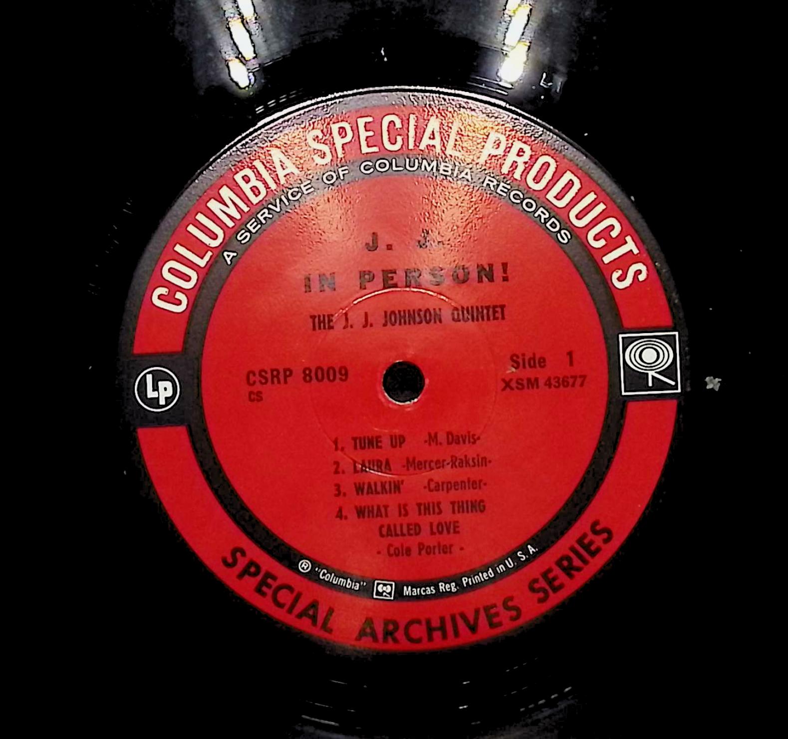 The J.J. Johnson Quintet -J. J. In Person! 1958 LP Jazz Side 1 & 2 — image 4