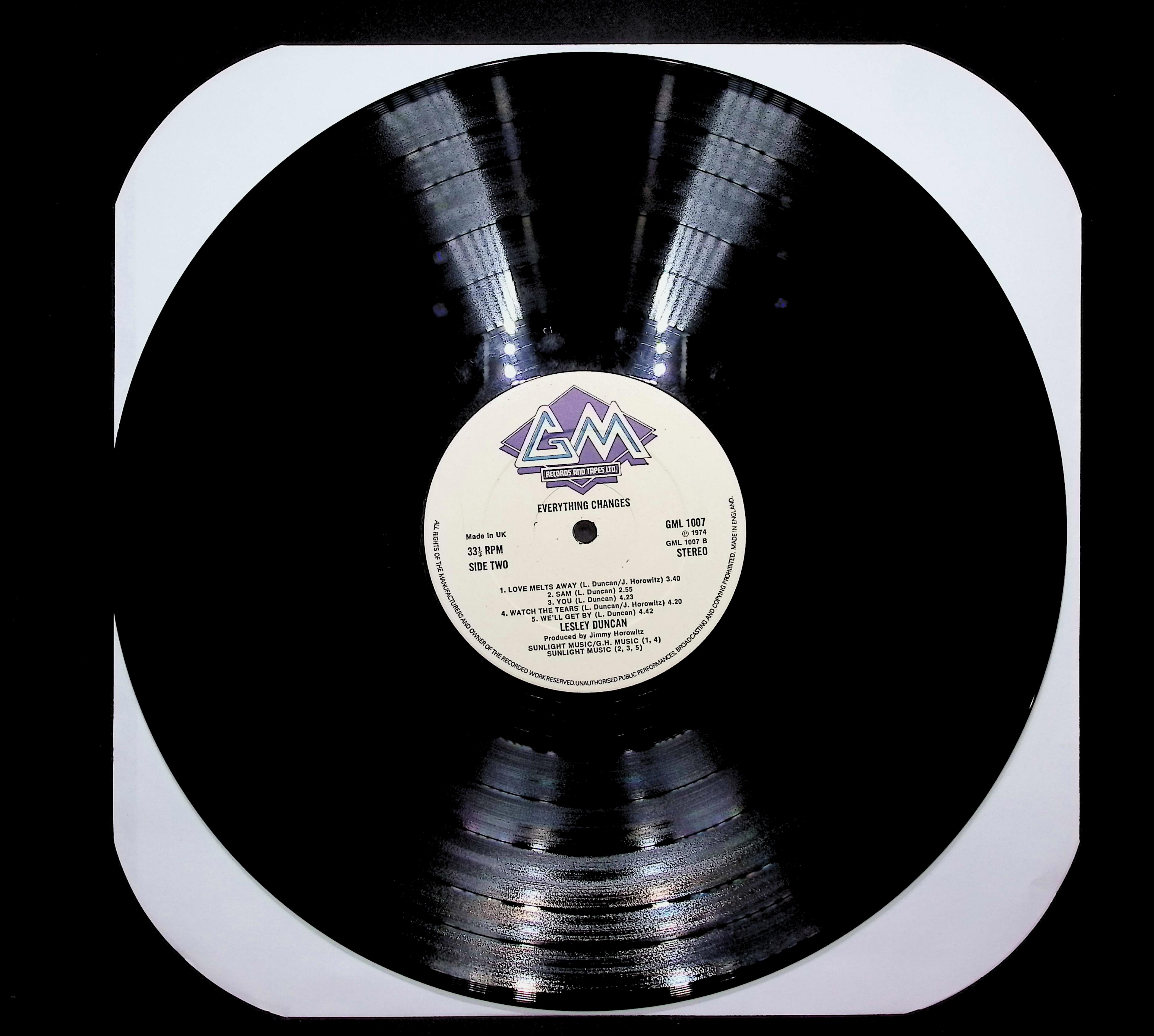 Lesley Duncan Everything Changes 1974 LP Rock Side One & Two  — image 3