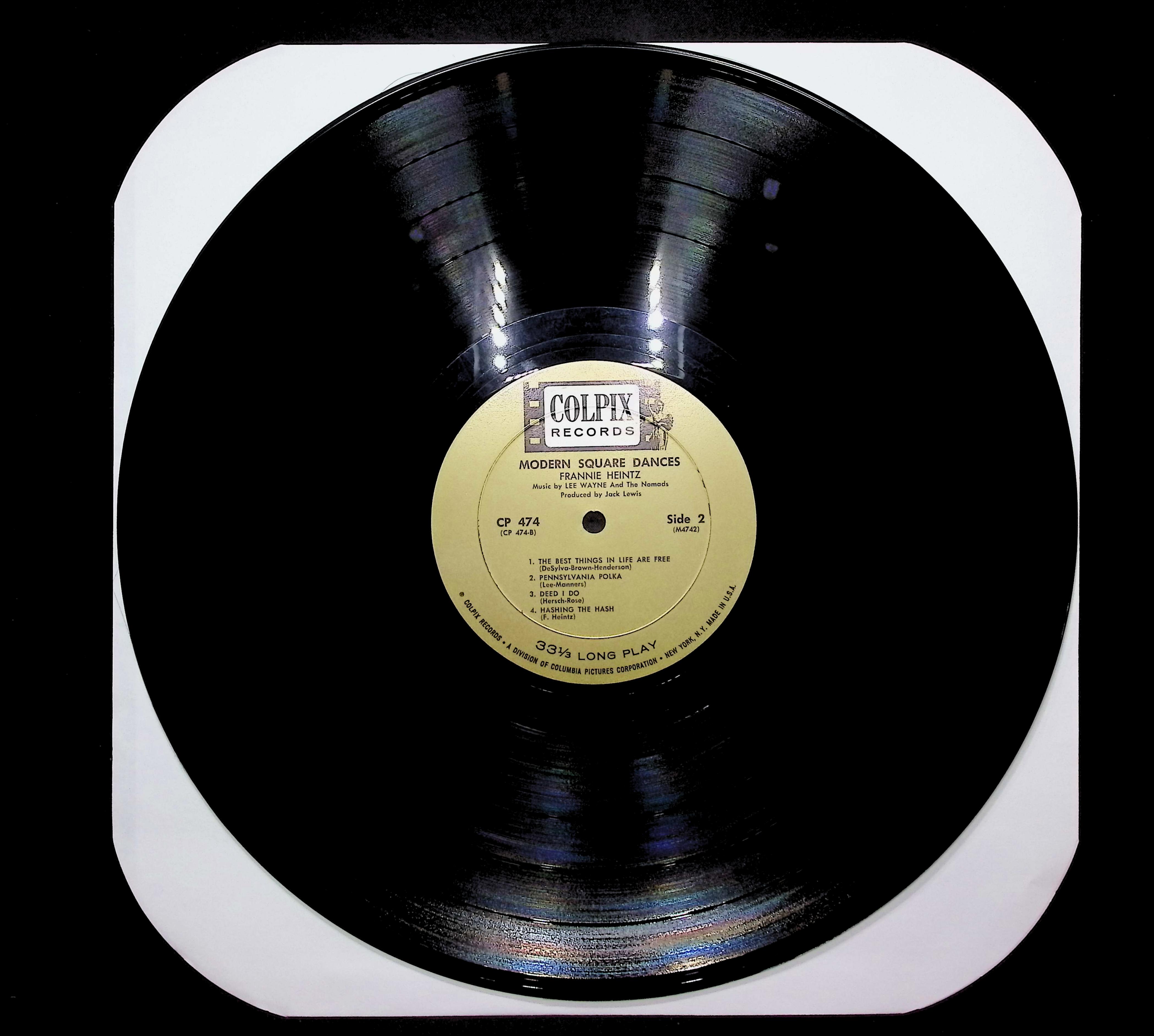 Frannie Heintz Modern Square Dances 1964 LP Folk, World, & Country  — image 3