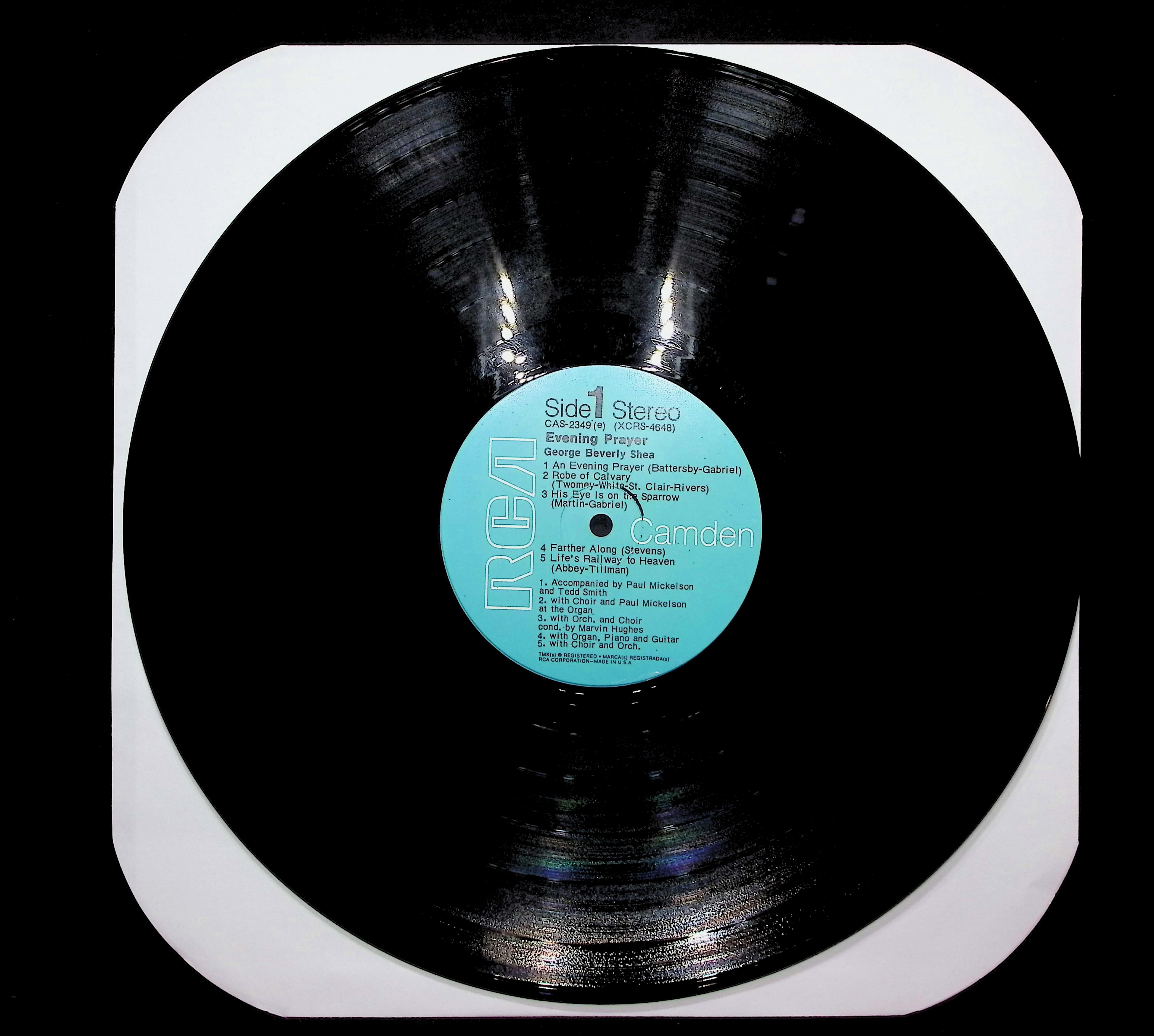 George Beverly Shea Evening Prayer 1969 LP Non-Music