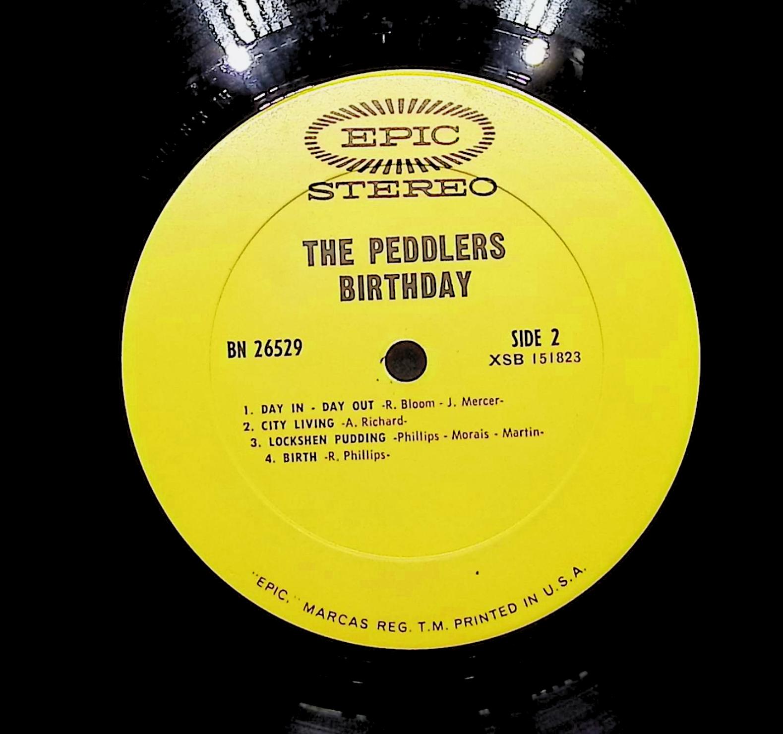 The Peddlers Birthday 1969 LP Jazz Side 1 & 2  — image 2