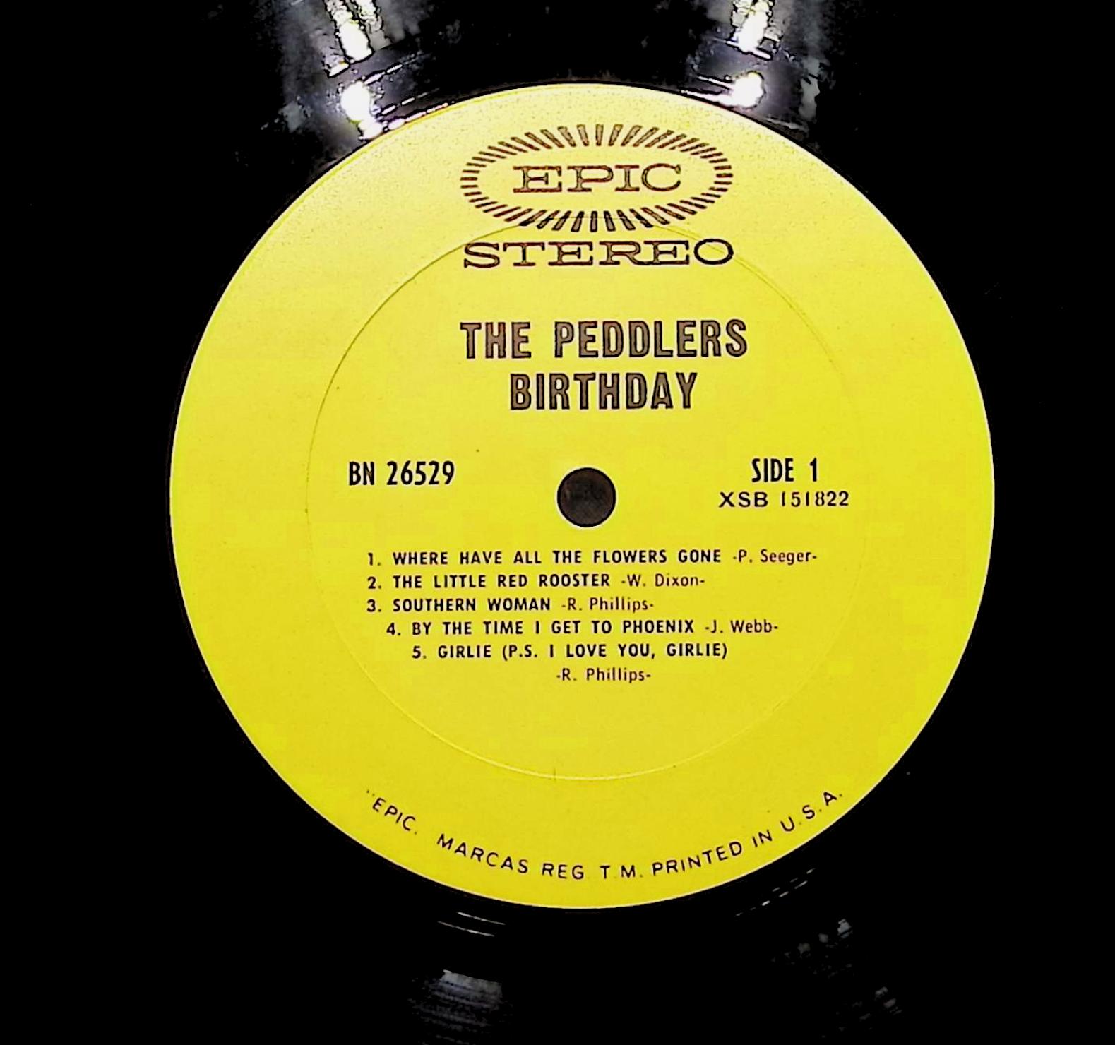 The Peddlers Birthday 1969 LP Jazz Side 1 & 2  — image 4