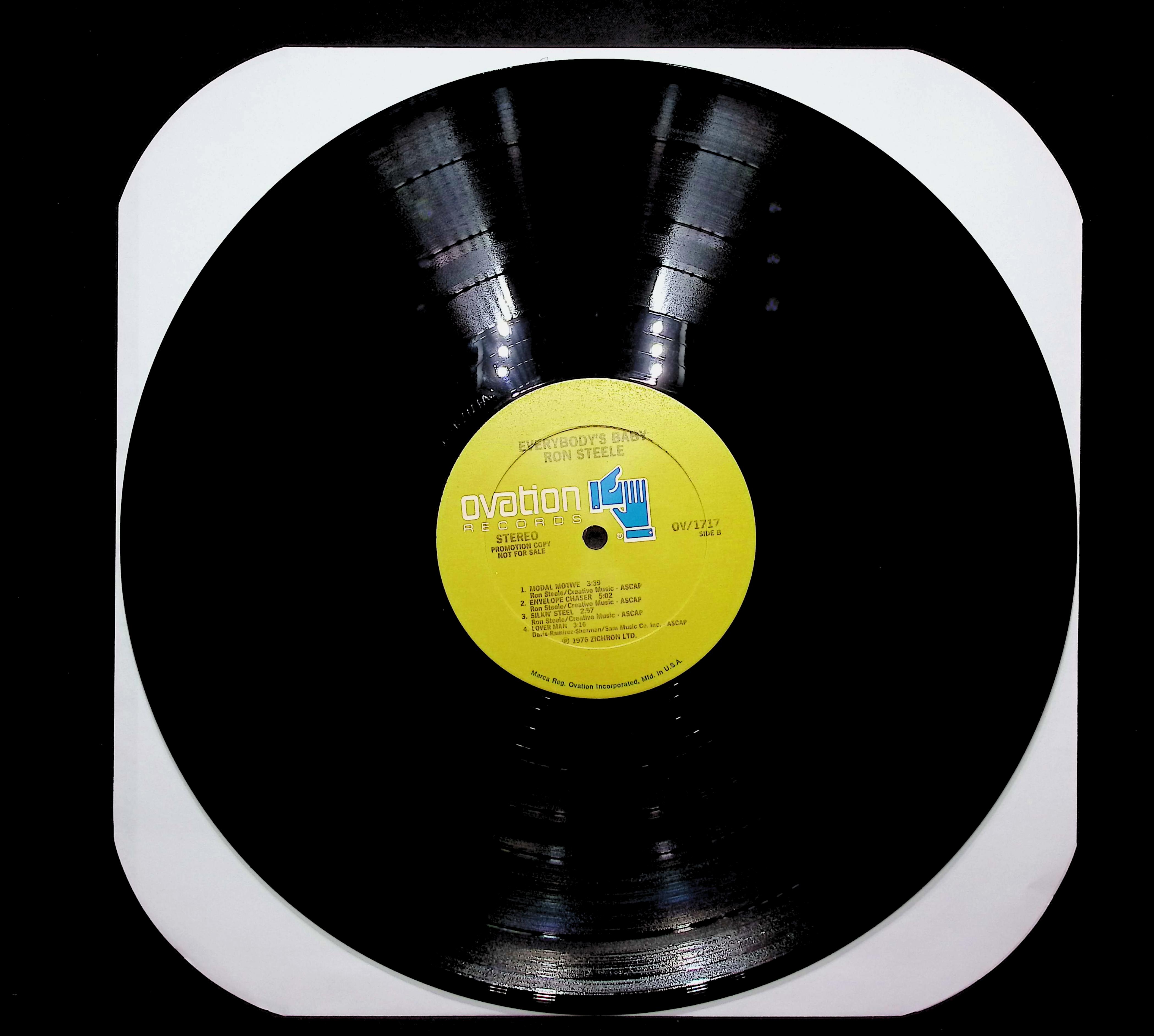 Ron Steele Everybody's Baby 1976 LP Rock Side A & B