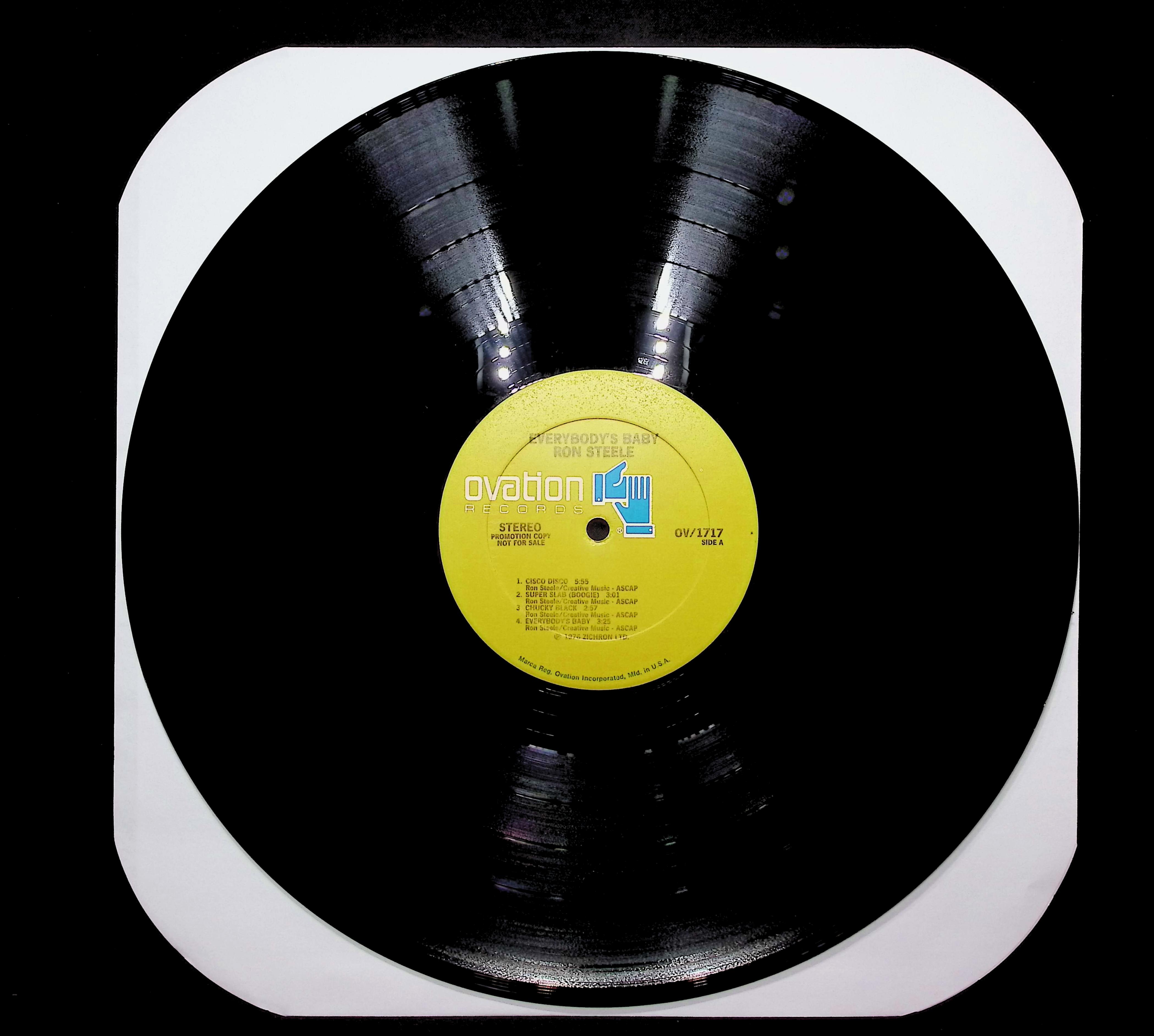 Ron Steele Everybody's Baby 1976 LP Rock Side A & B  — image 3
