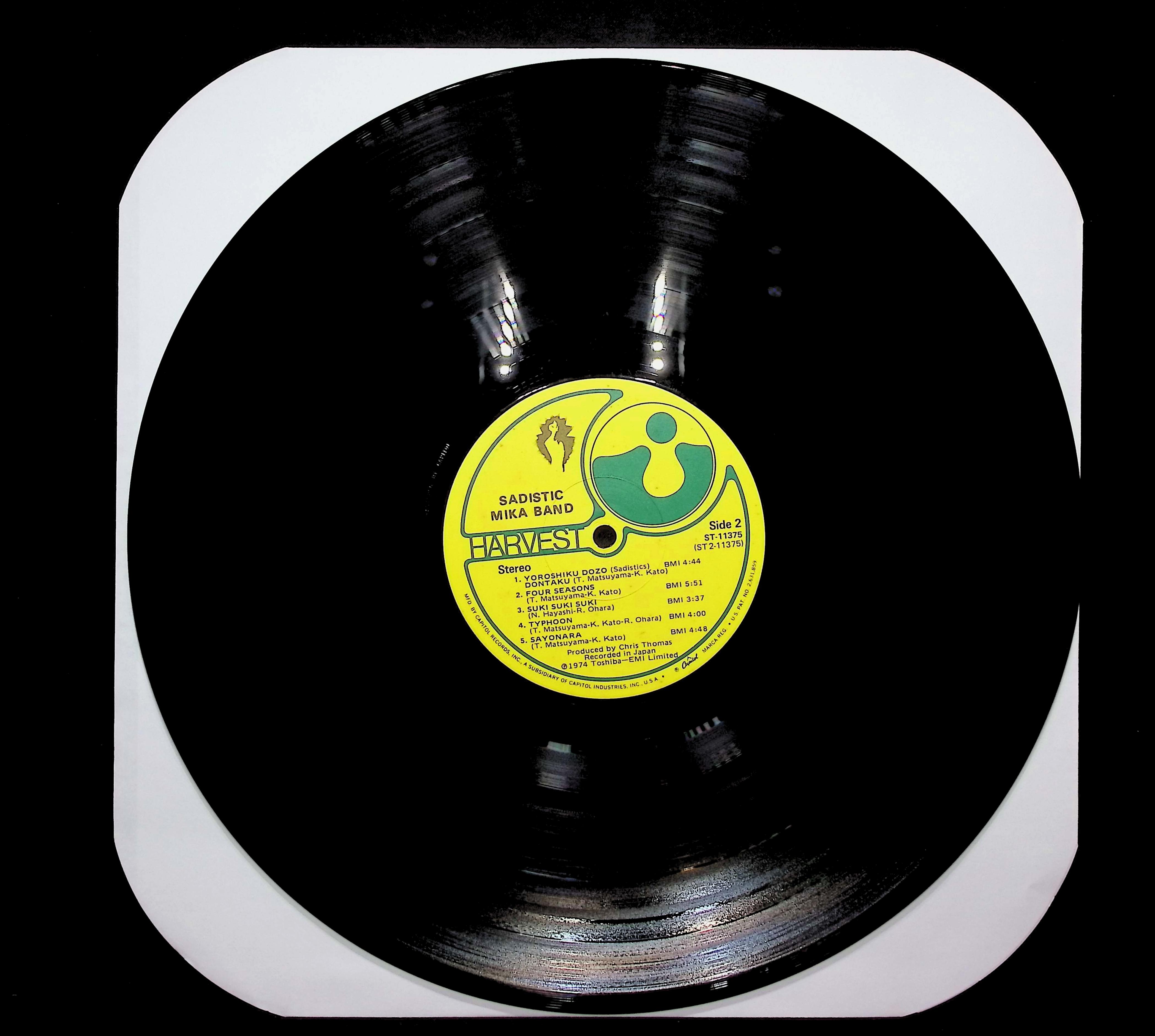 Sadistic Mika Band 1974 LP Rock Side 1 & 2