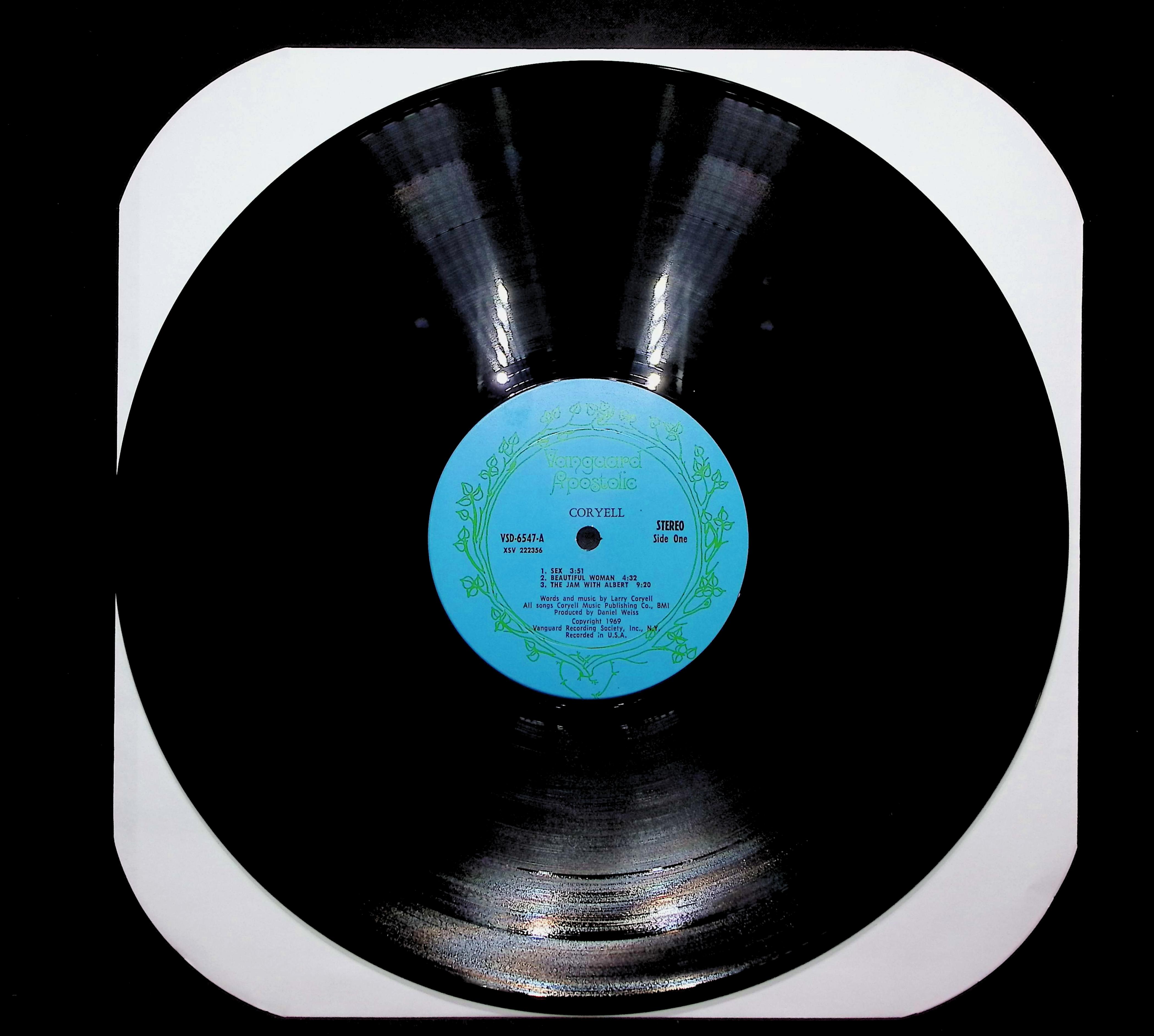 Larry Coryell Coryell 1969 LP Jazz Side One & Two