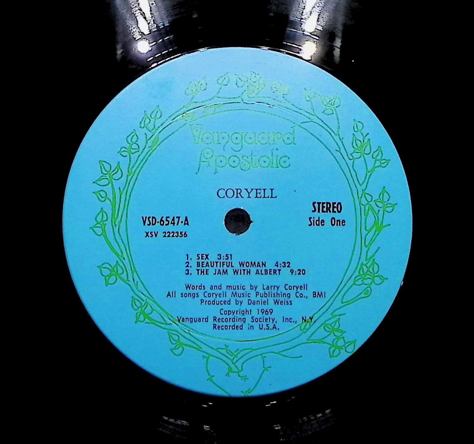 Larry Coryell Coryell 1969 LP Jazz Side One & Two  — image 2