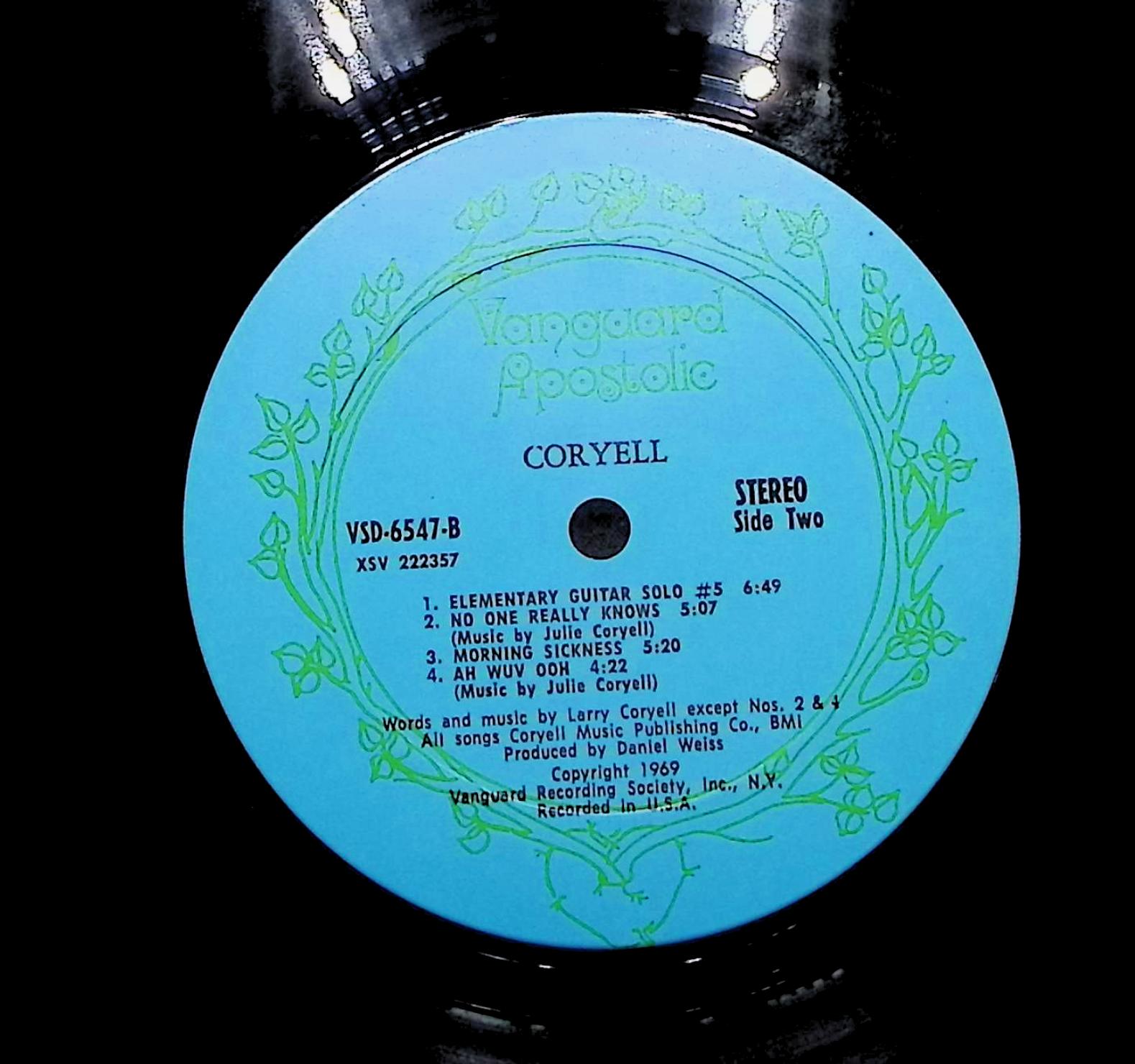 Larry Coryell Coryell 1969 LP Jazz Side One & Two  — image 4