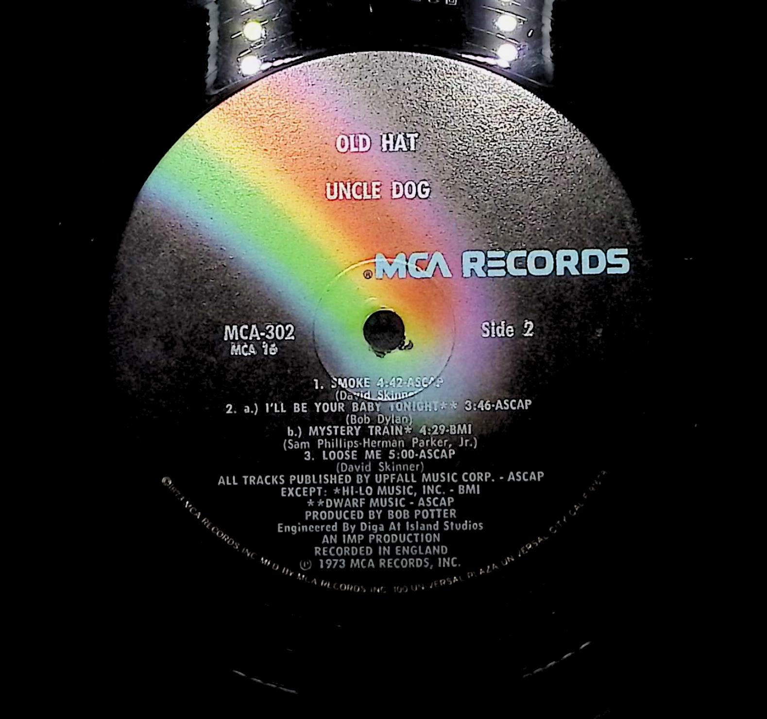 Uncle Dog Old Hat 1973 LP Rock Sides 1 & 2  — image 2