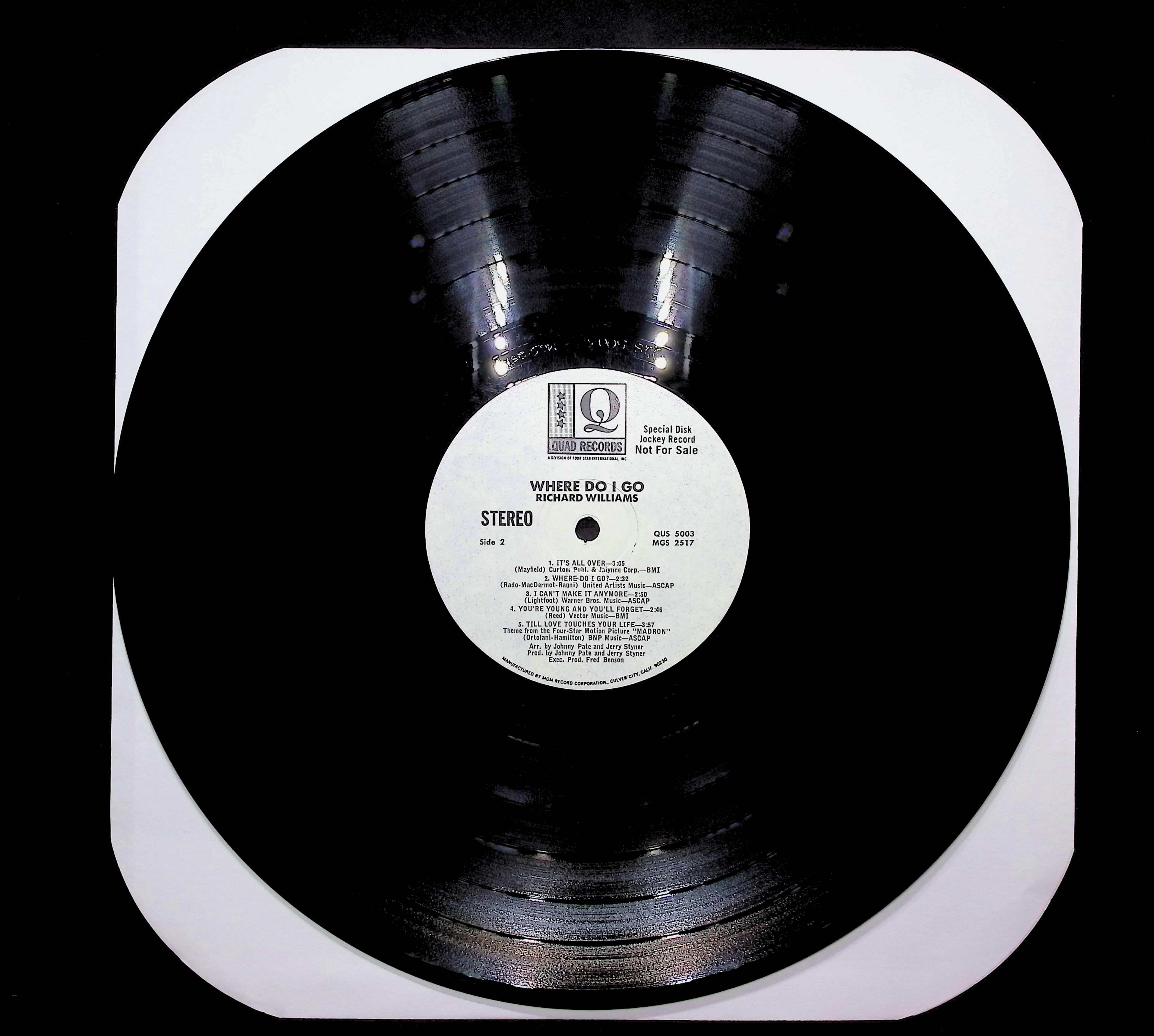 Richard Williams Where Do I Go 1971 LP Funk / Soul Side 1 & 2  — image 3