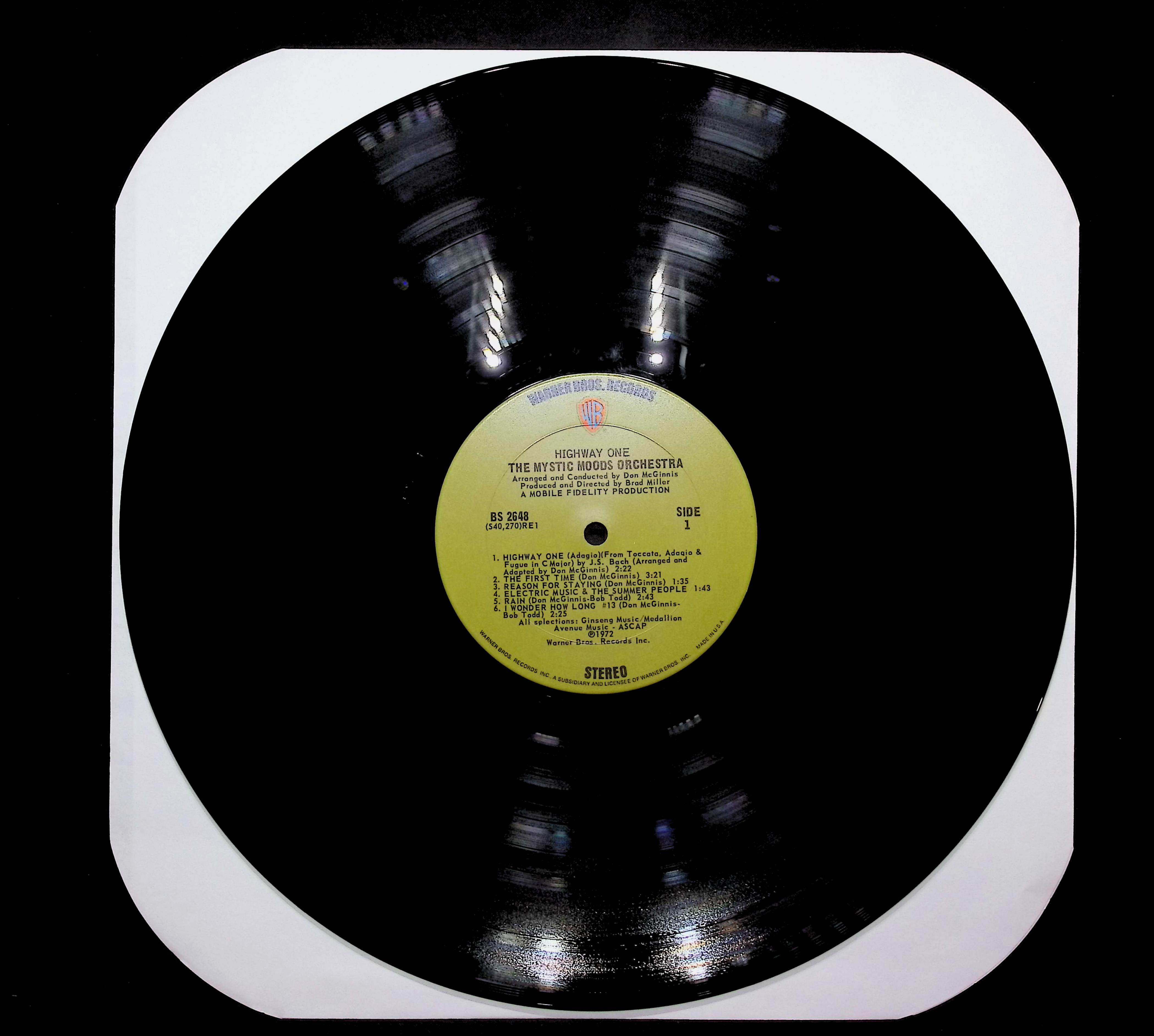 The Mystic Moods Orchestra Highway One 1972 LP Jazz Side 1 & 2  — image 3