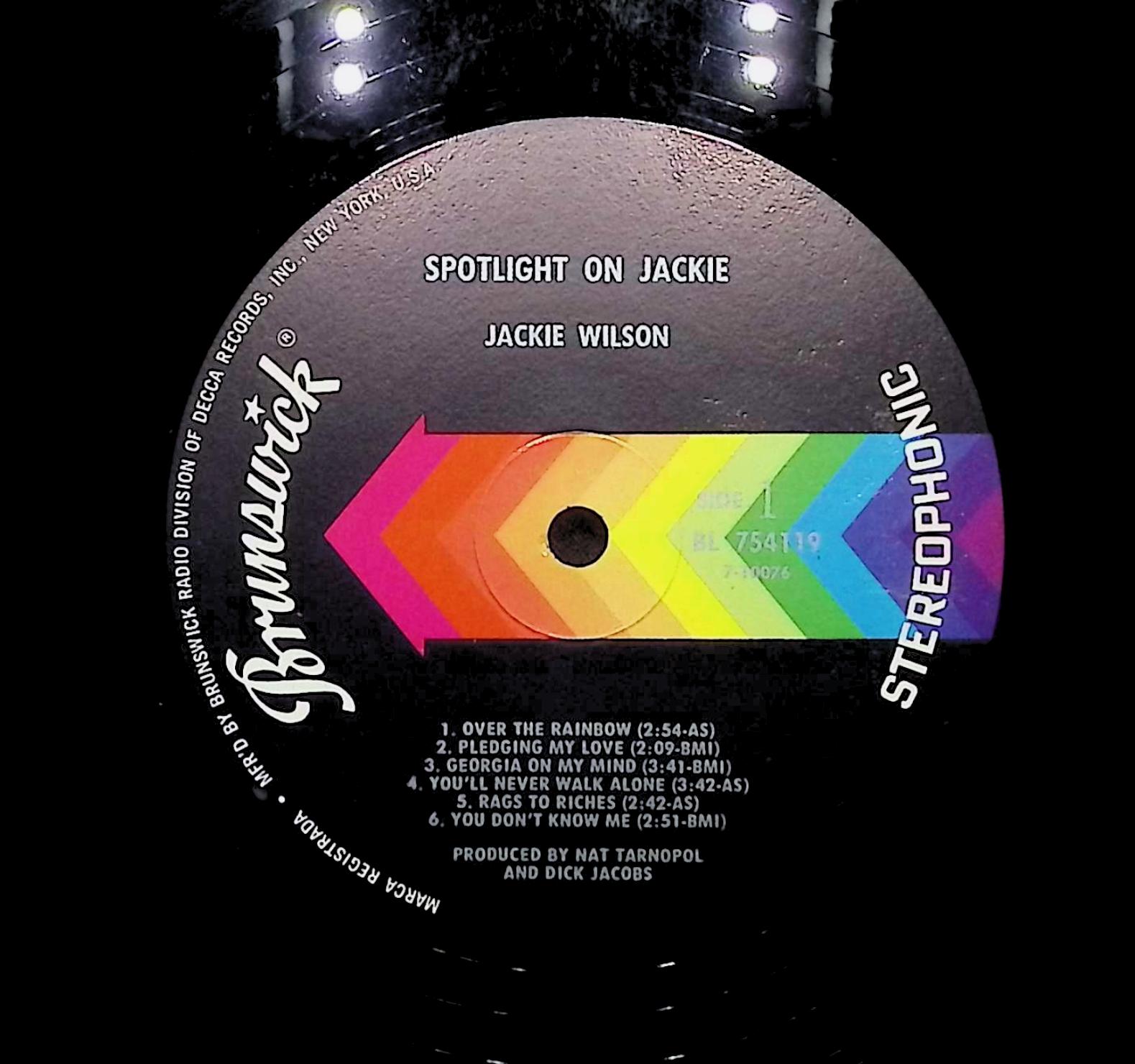 Jackie Wilson Spotlight On 1966 LP Funk / Soul Side 1 & 2  — image 2
