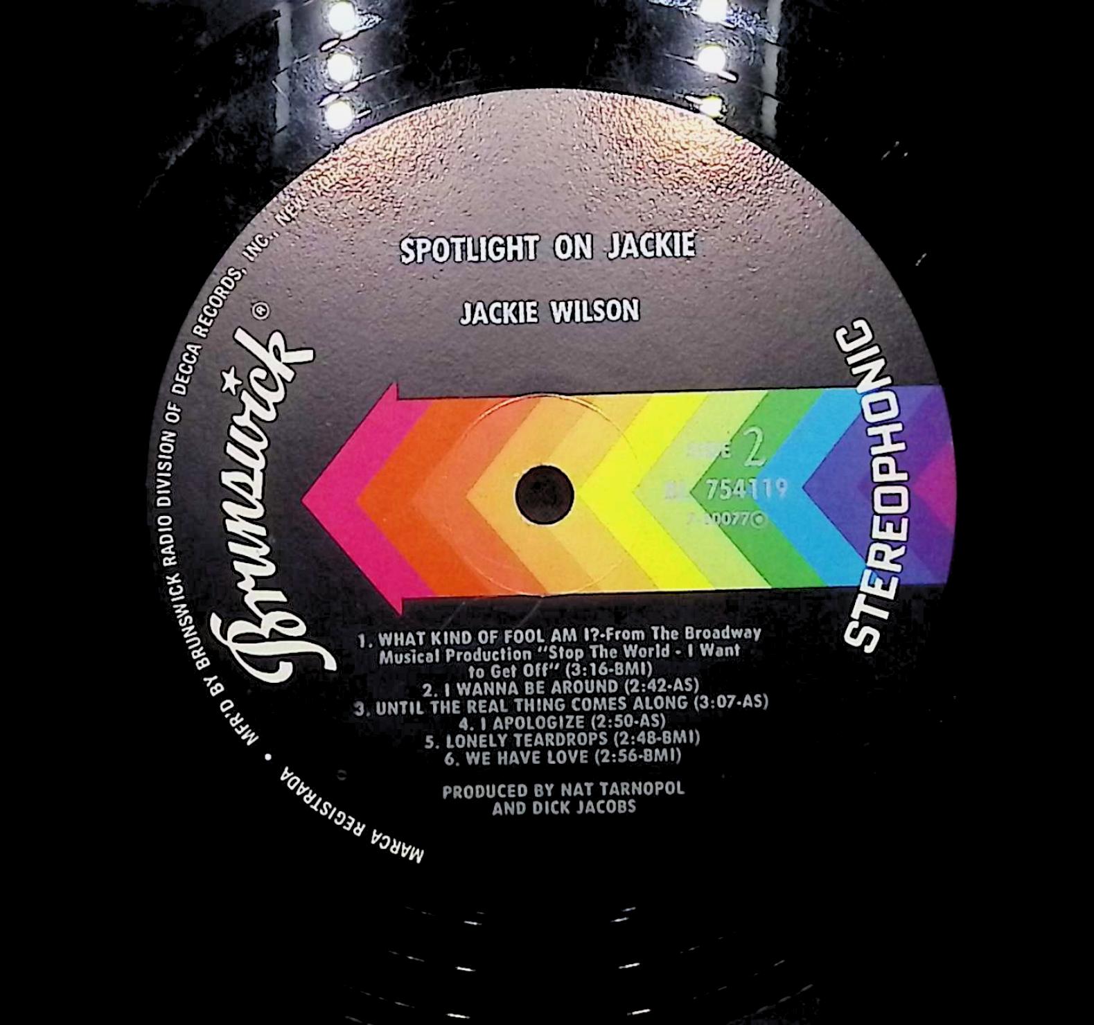 Jackie Wilson Spotlight On 1966 LP Funk / Soul Side 1 & 2  — image 4