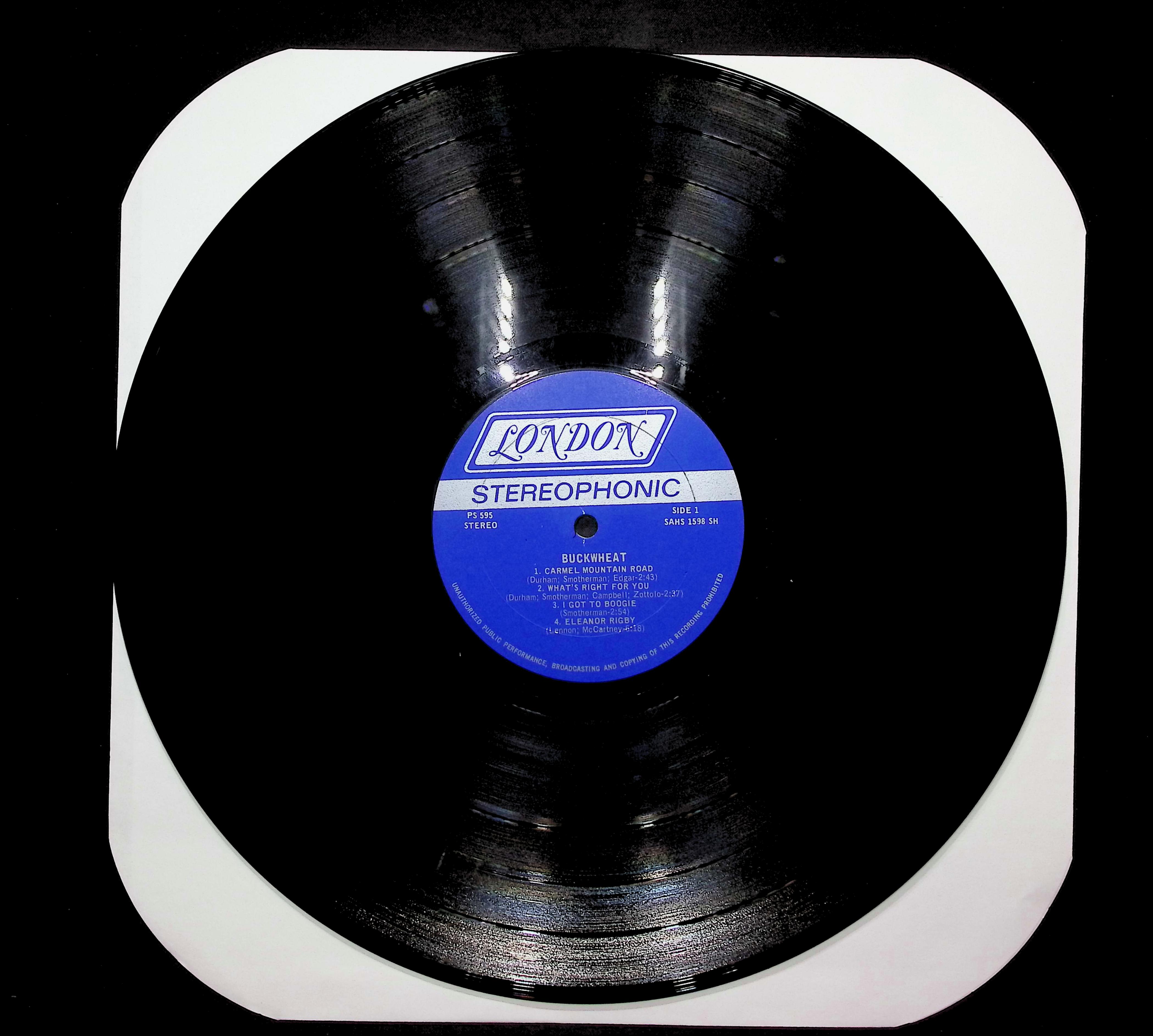 Buckwheat 1971 LP Rock Side 1 & 2  — image 3