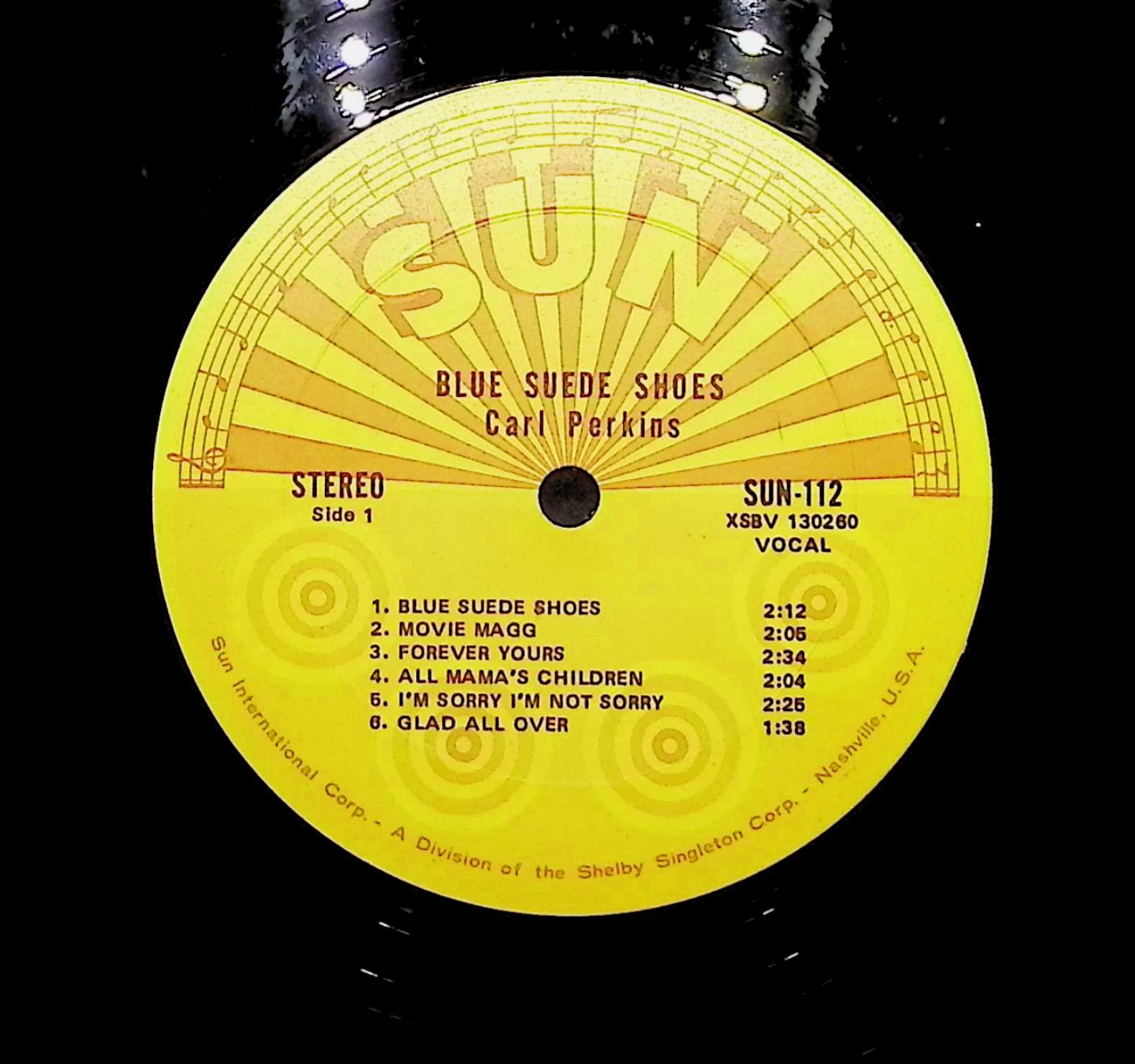 Carl Perkins Blue Suede Shoes  LP Rock Side 1 & 2  — image 2