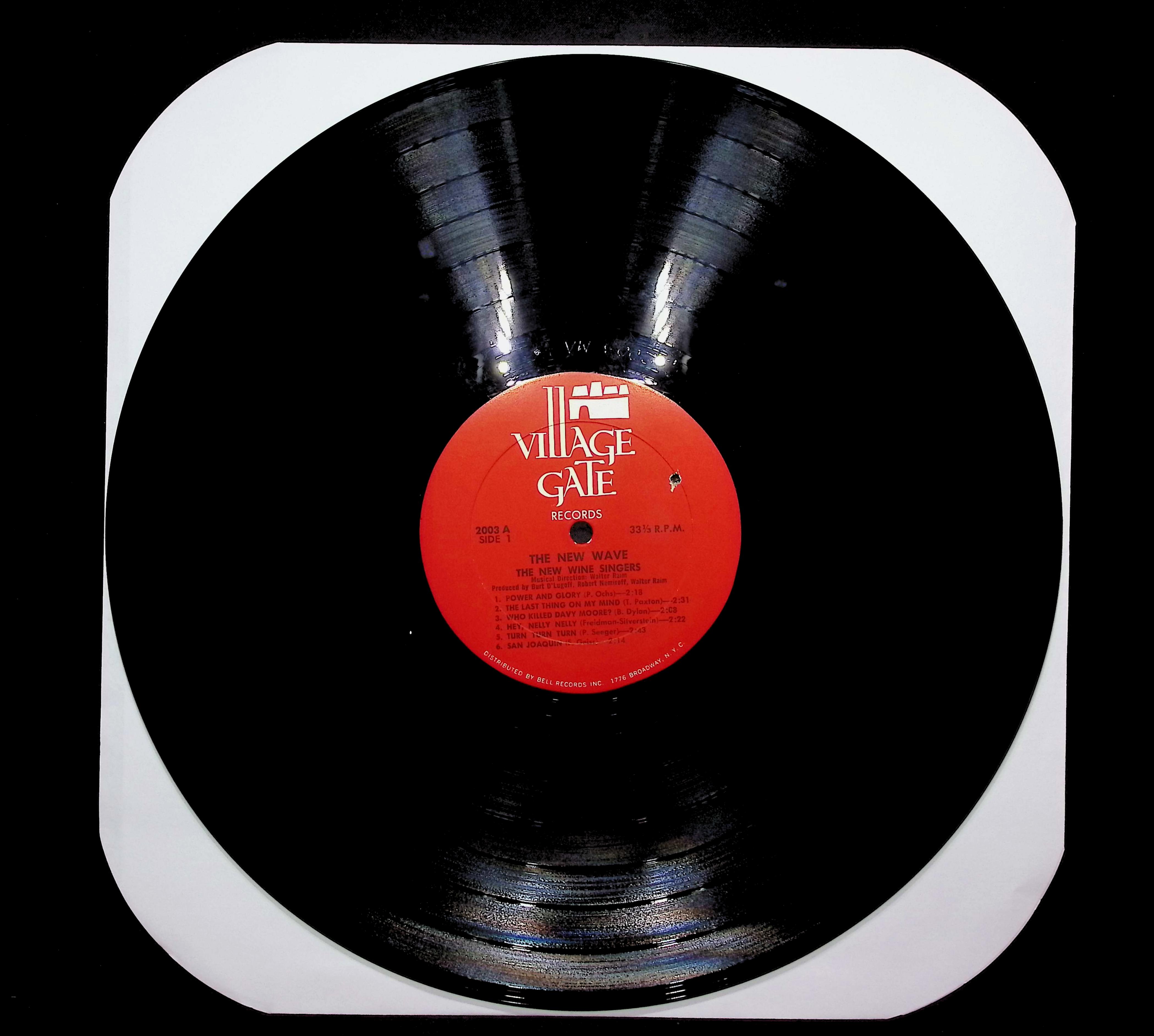 The New Wine Singers The New Wave 1965 LP Folk, World, & Country Side A & B