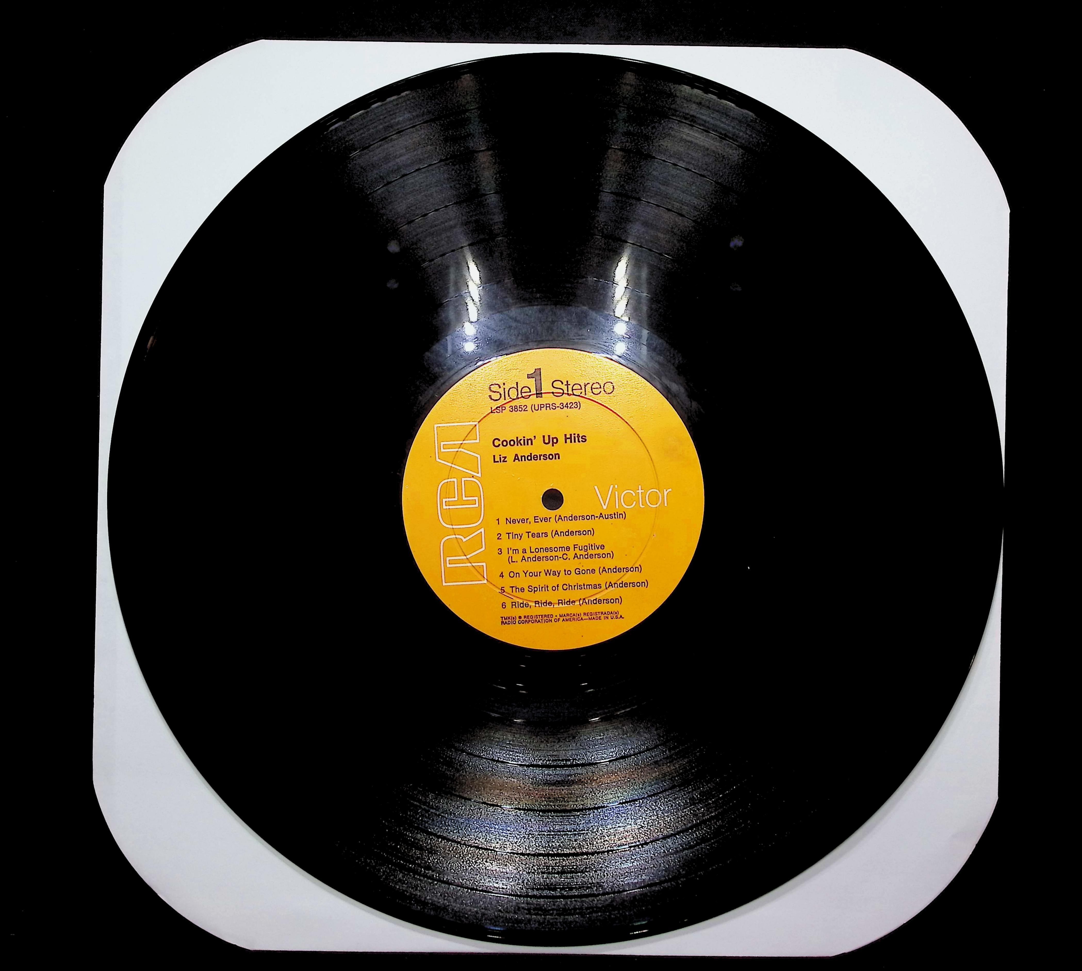Liz Anderson Cookin' Up Hits 1967 LP Folk, World, & Country Side 1 & Side 2