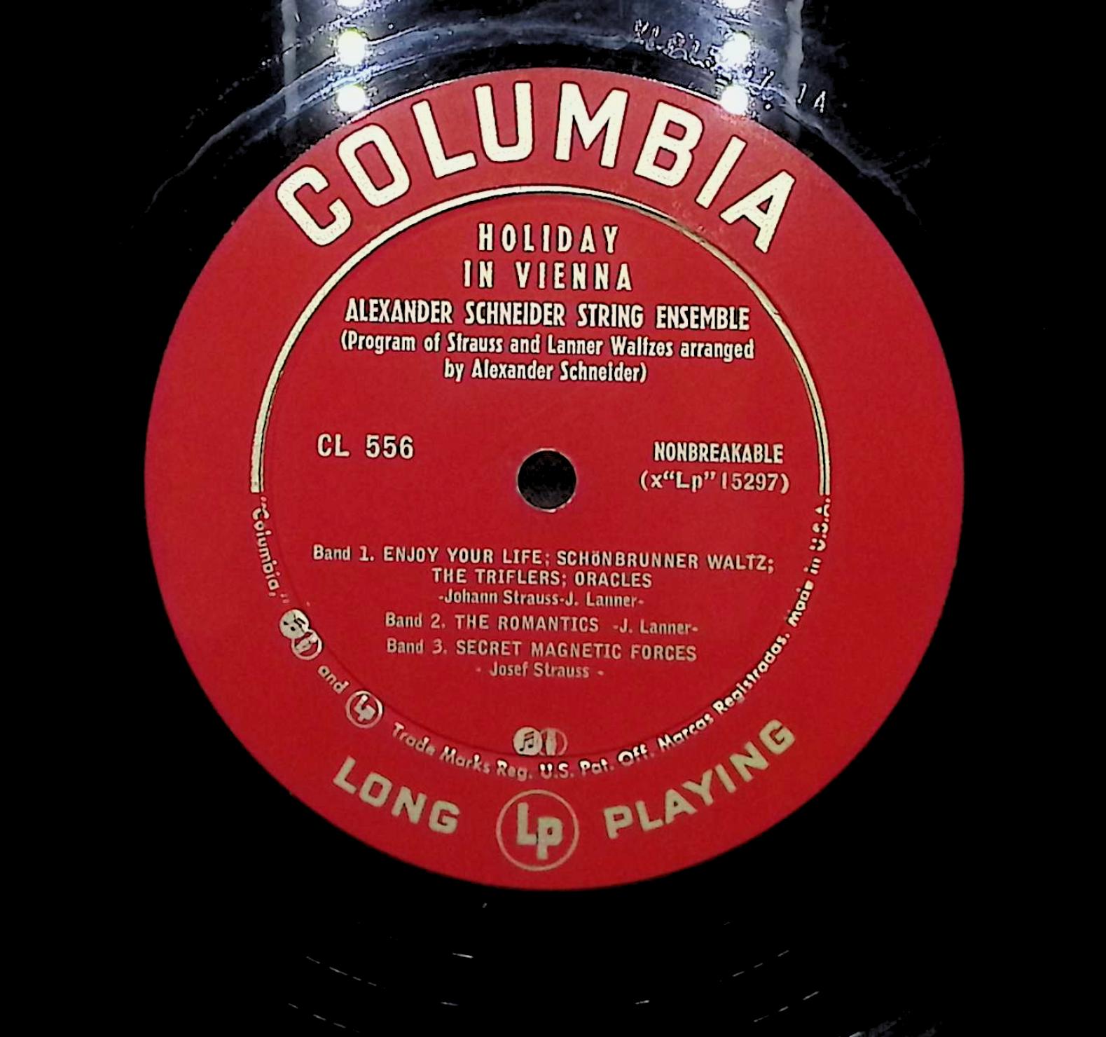 Alexander Schneider String Ensemble Holiday in Vienna LP Classical Side A & B — image 2