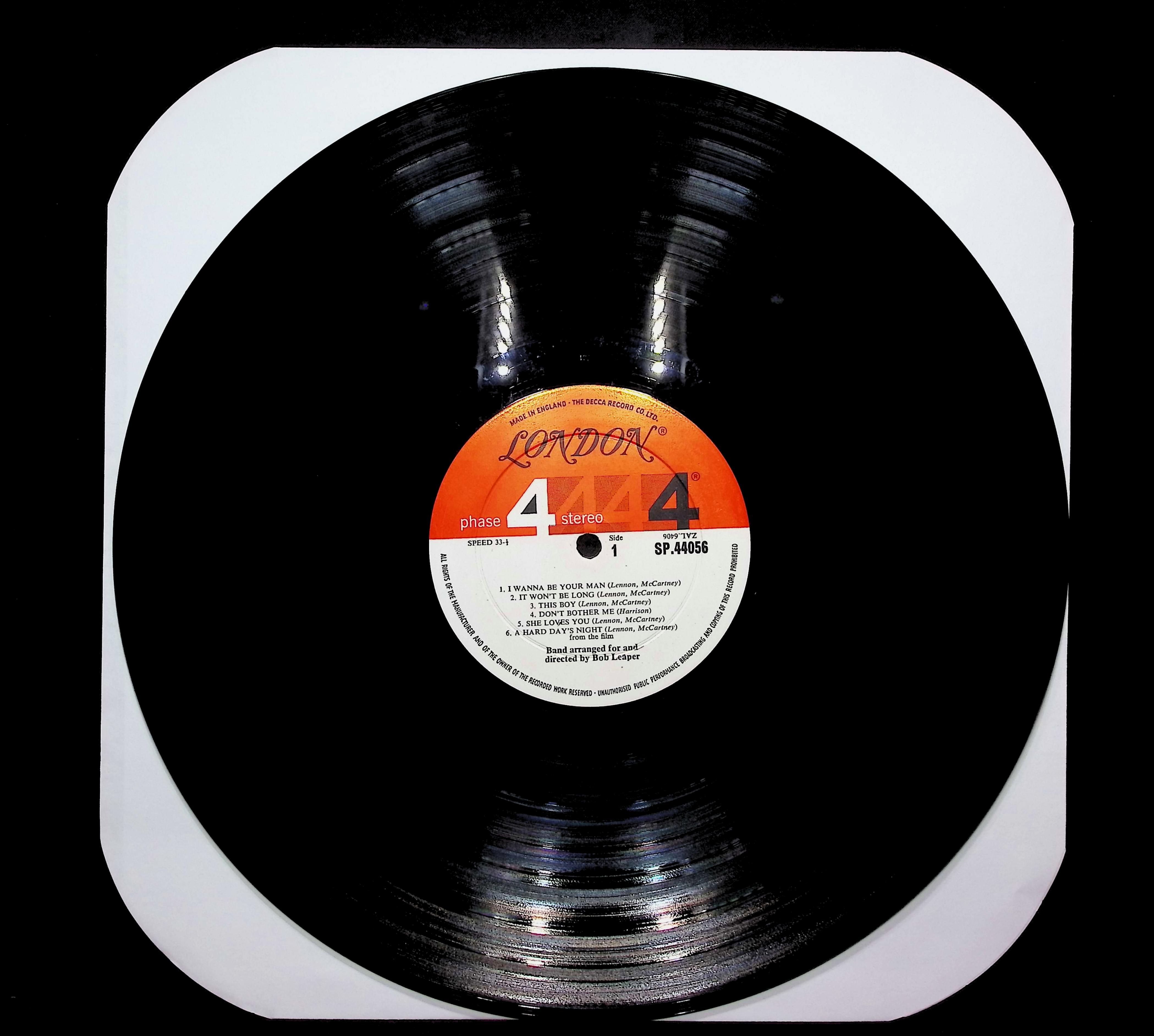 Bob Leaper Big Band Beatle Songs 1964 LP Jazz Side 1 & 2  — image 3