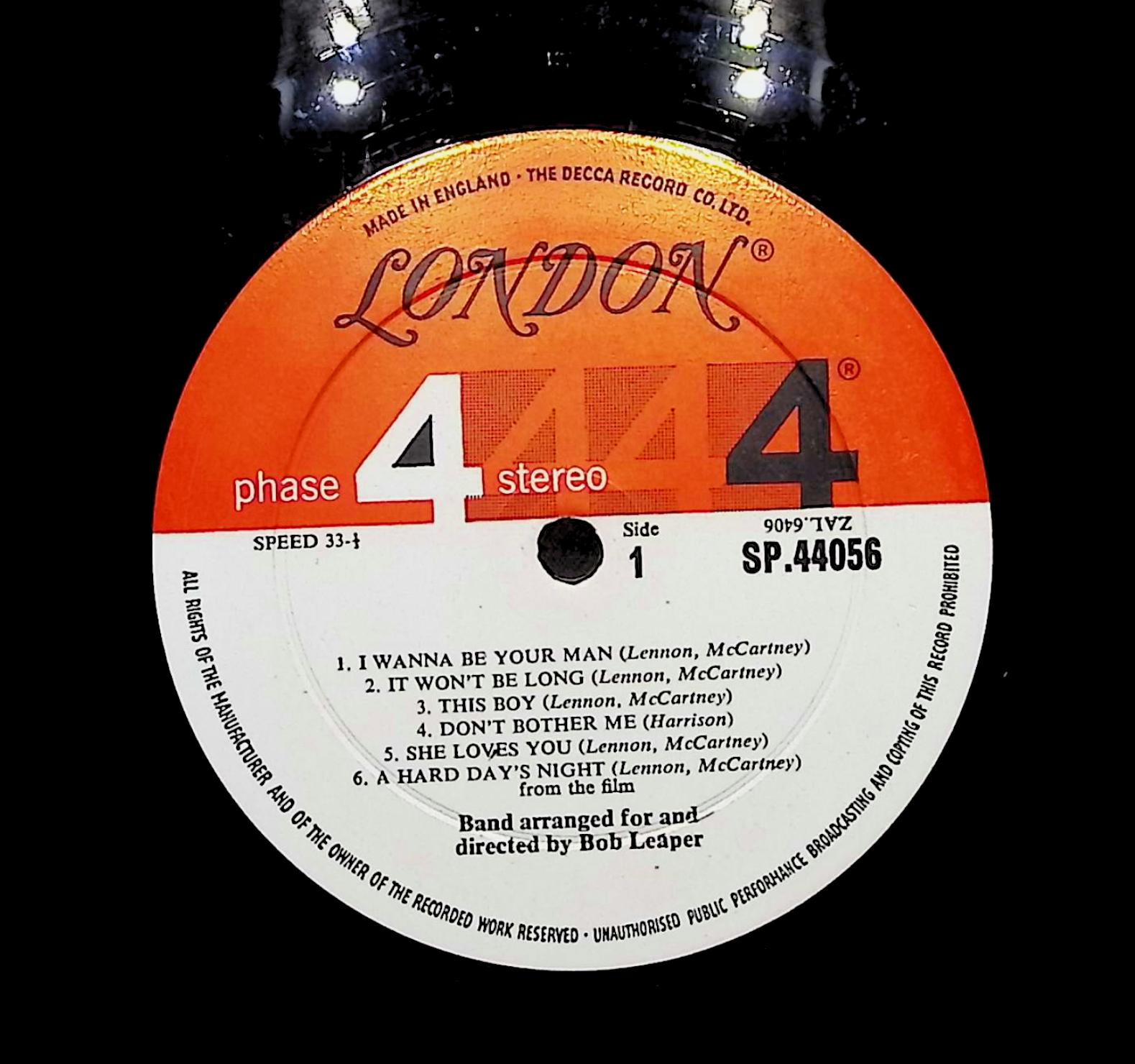 Bob Leaper Big Band Beatle Songs 1964 LP Jazz Side 1 & 2  — image 4