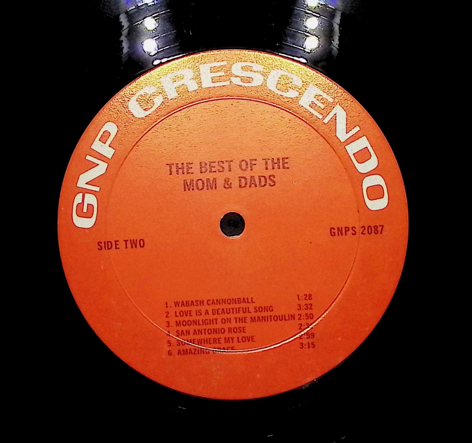 The Best Of The Mom & Dads 1974 LP Pop  — image 2
