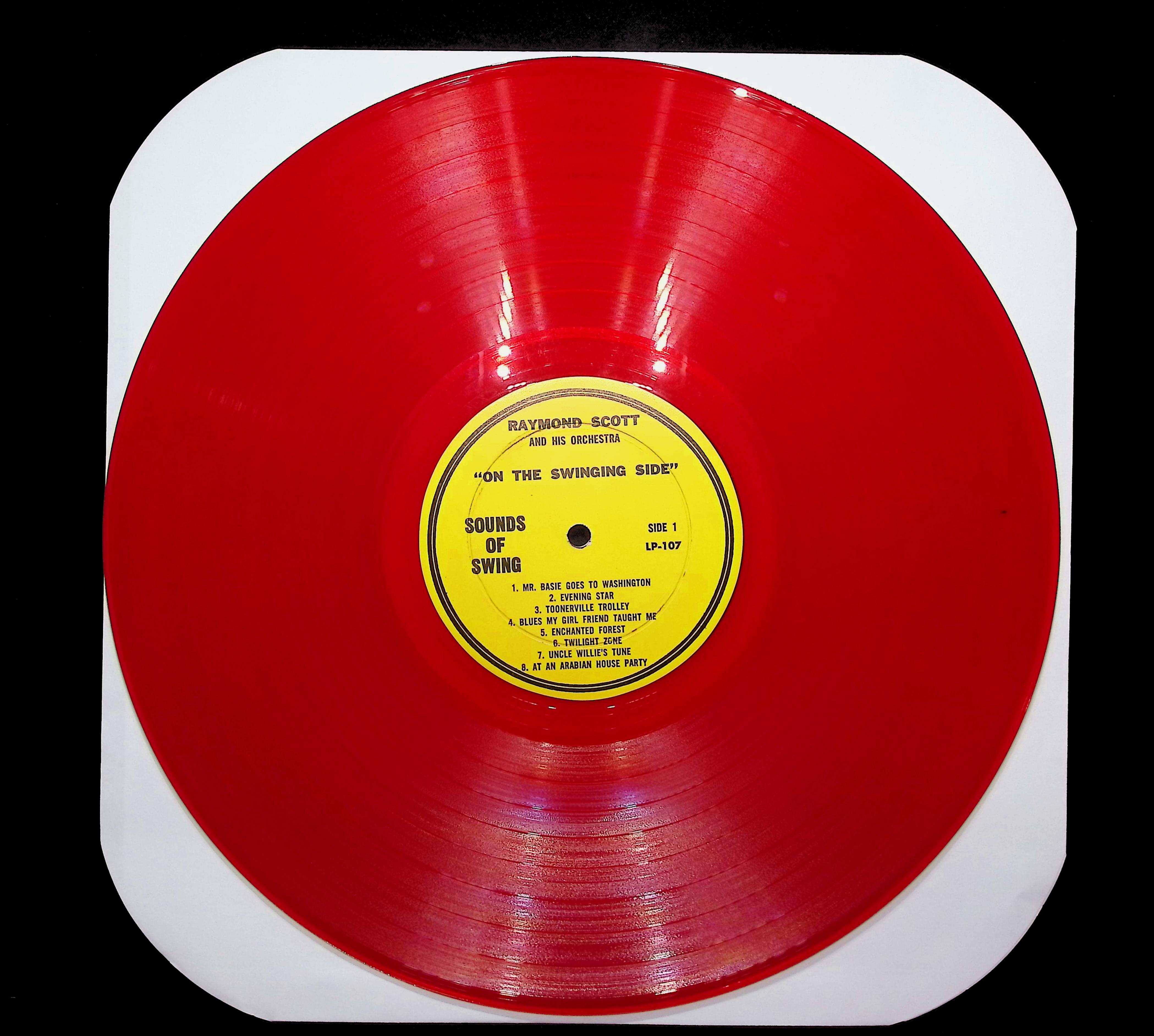 Raymond Scott And His Orchestra On The Swinging Side LP Jazz/Red record