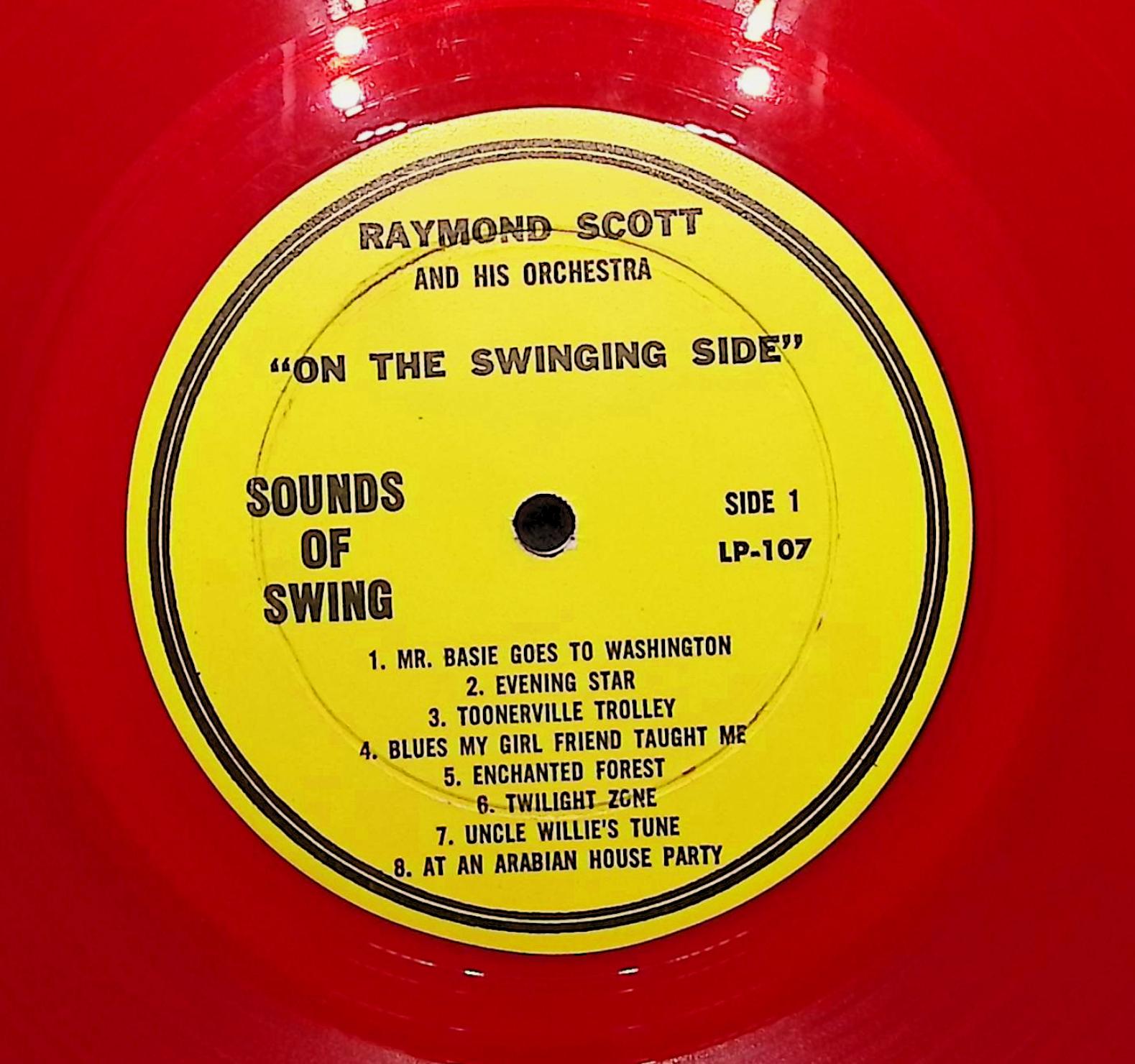 Raymond Scott And His Orchestra On The Swinging Side LP Jazz/Red record — image 2