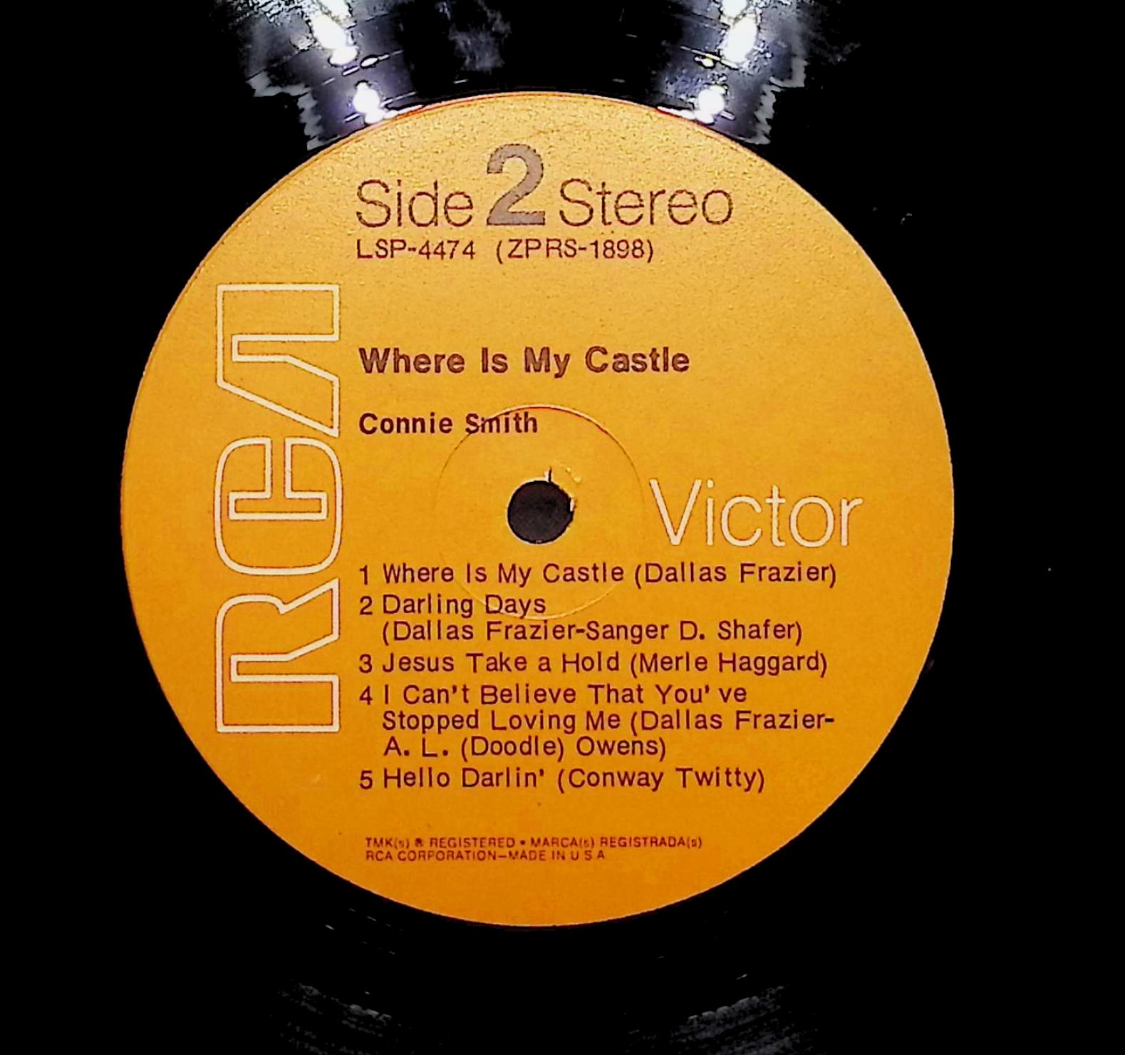 Connie Smith Where Is My Castle 1971 LP Folk, World, & Country — image 2