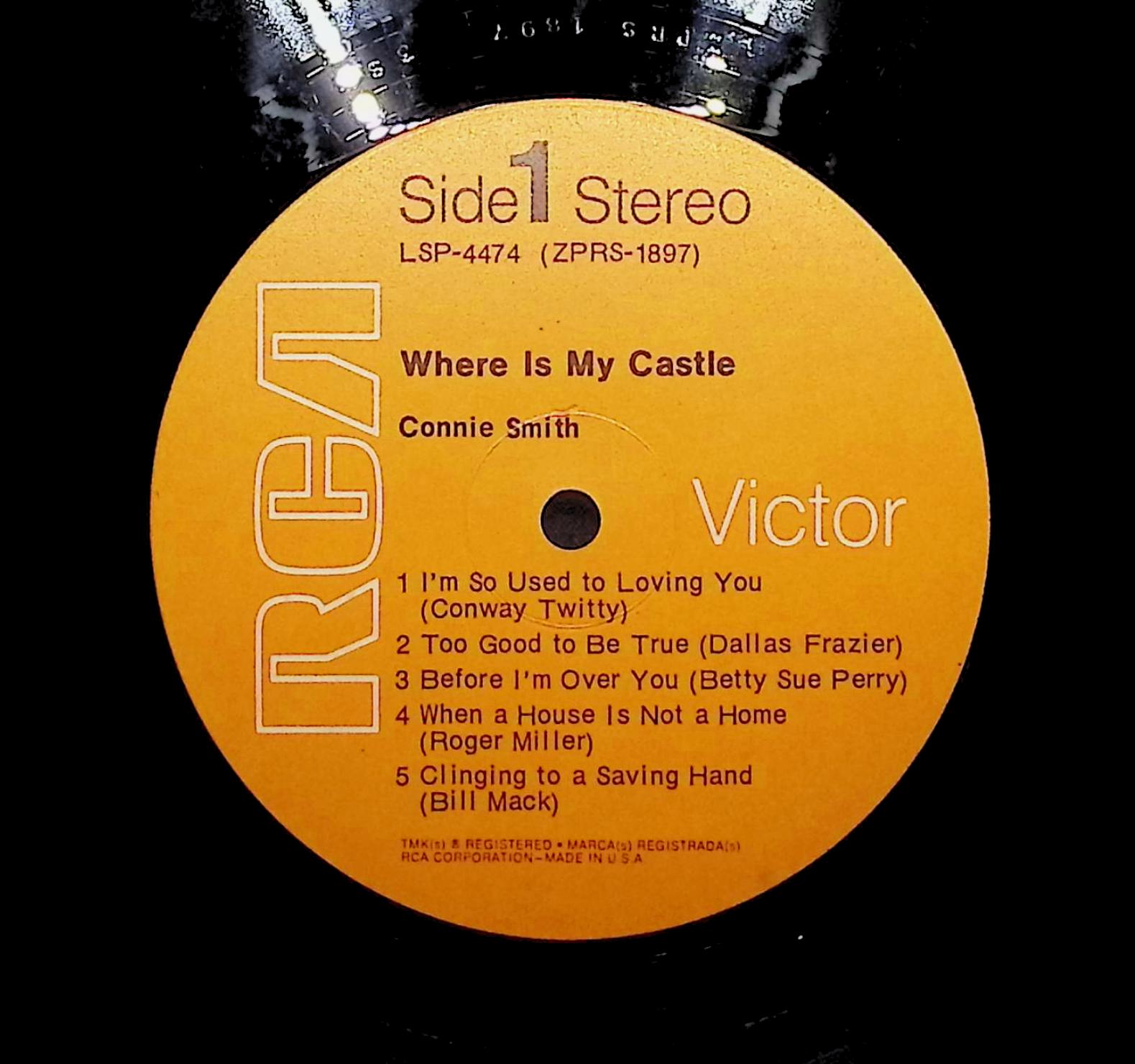 Connie Smith Where Is My Castle 1971 LP Folk, World, & Country — image 4