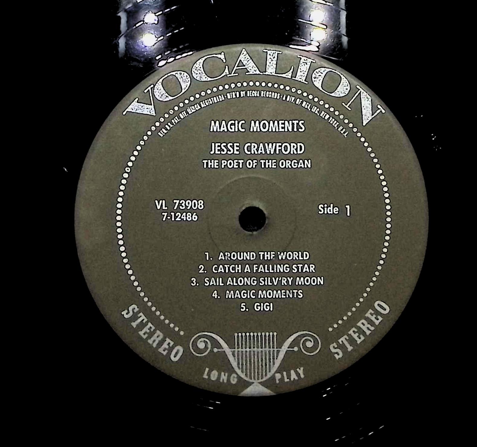 Jesse Crawford Magic Moments 1970 LP Pop  — image 2