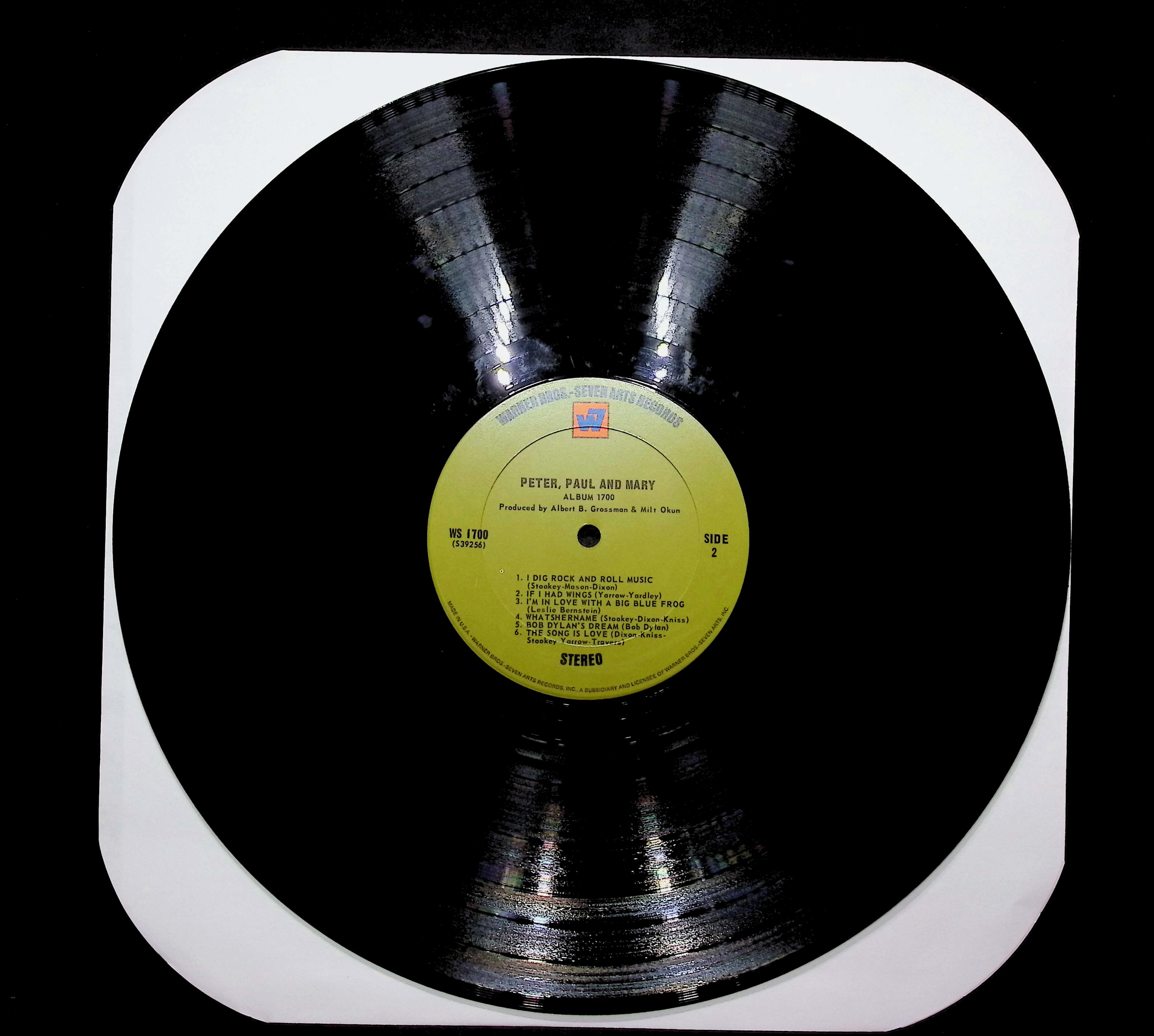 Peter, Paul & Mary Album 1700 1968 LP Rock