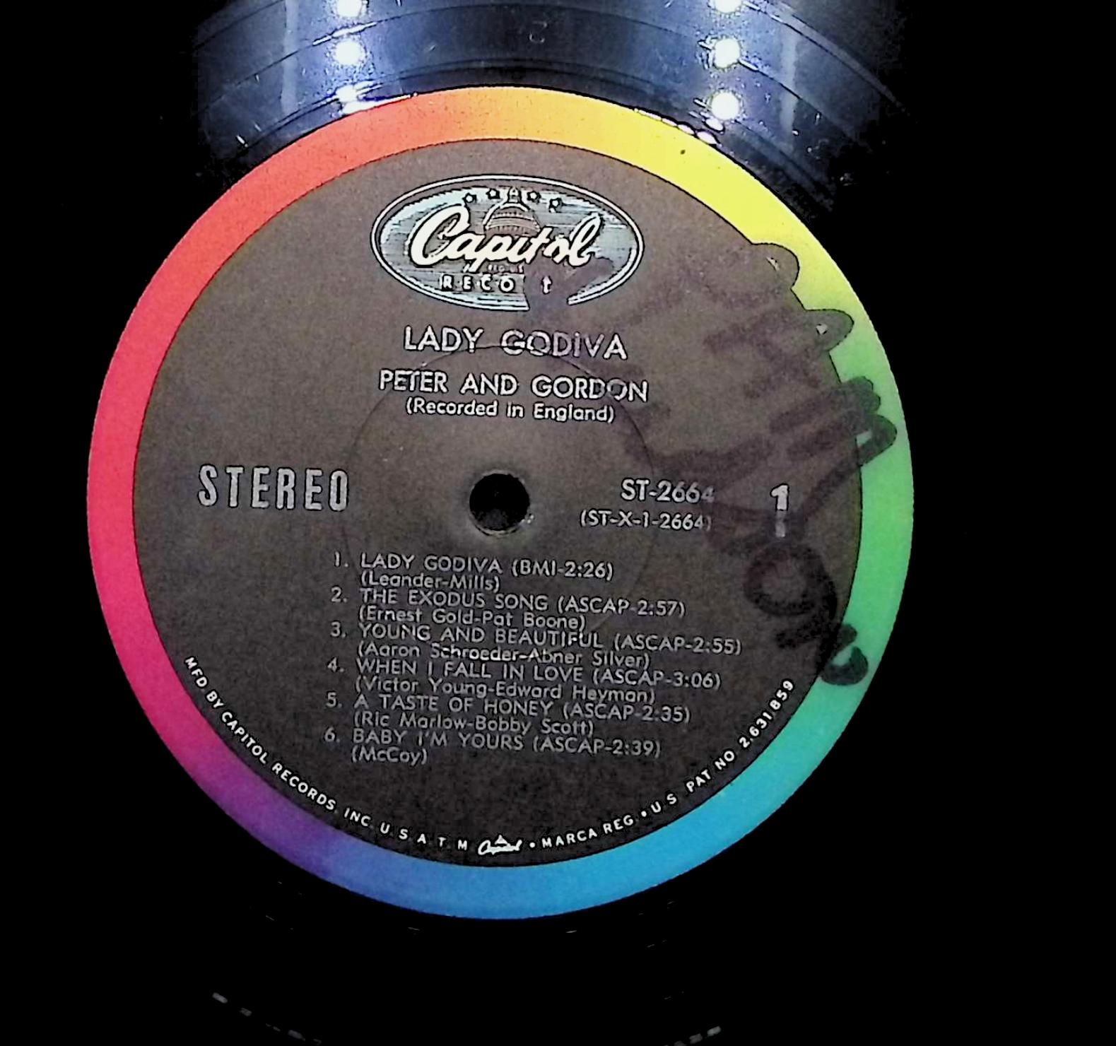 Peter & Gordon Lady Godiva 1967 LP Rock  — image 2