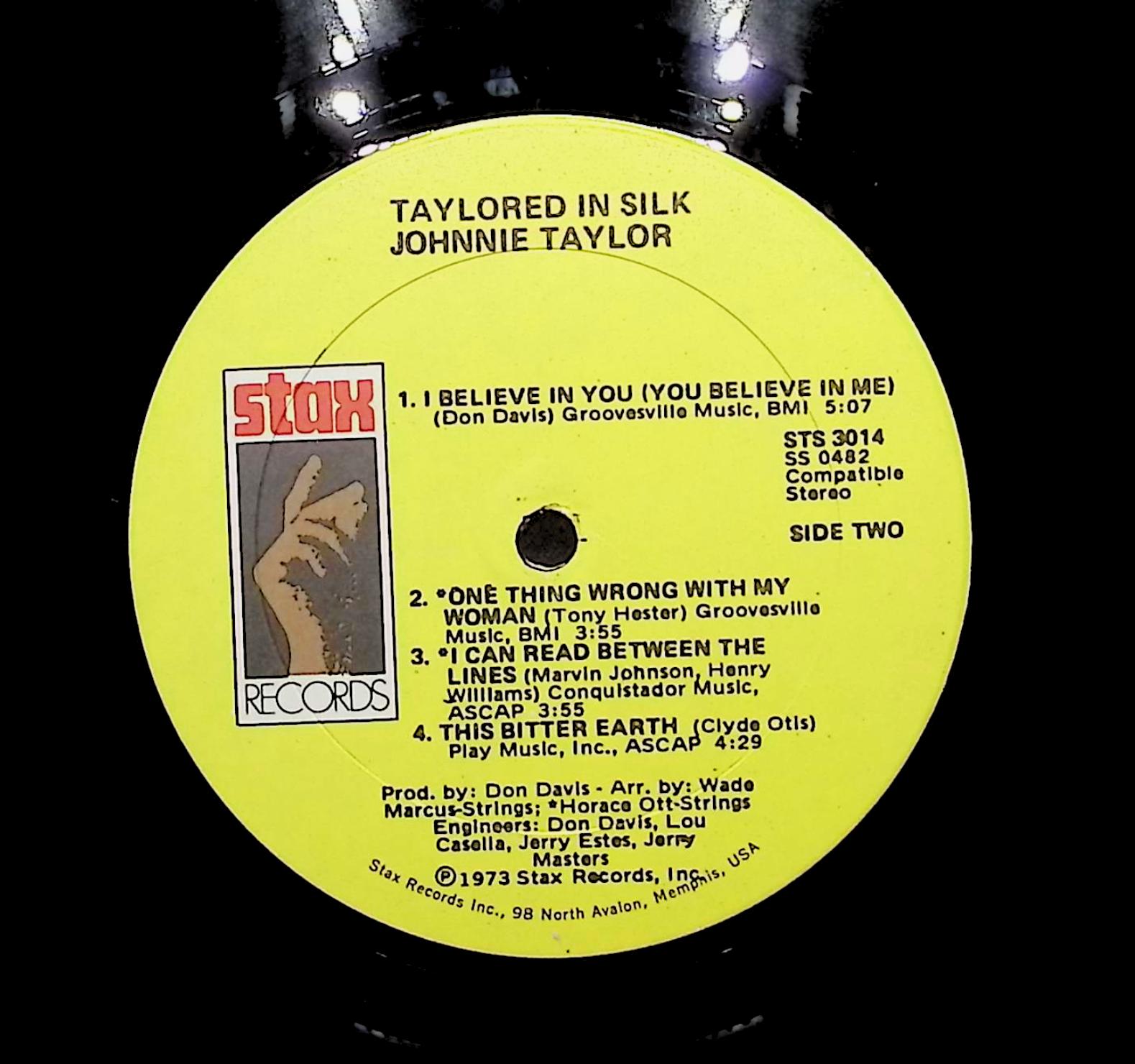 Johnnie Taylor Taylored In Silk 1973 LP Funk / Soul — image 2