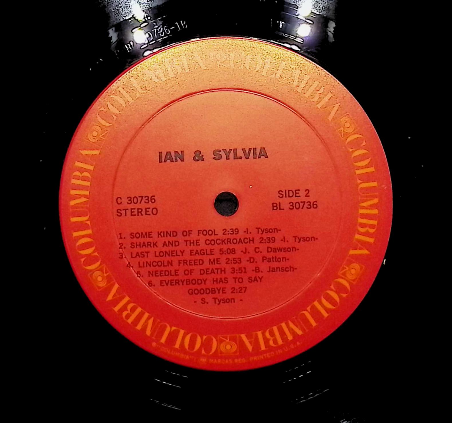 Ian & Sylvia 1971 LP Folk, World, & Country — image 4