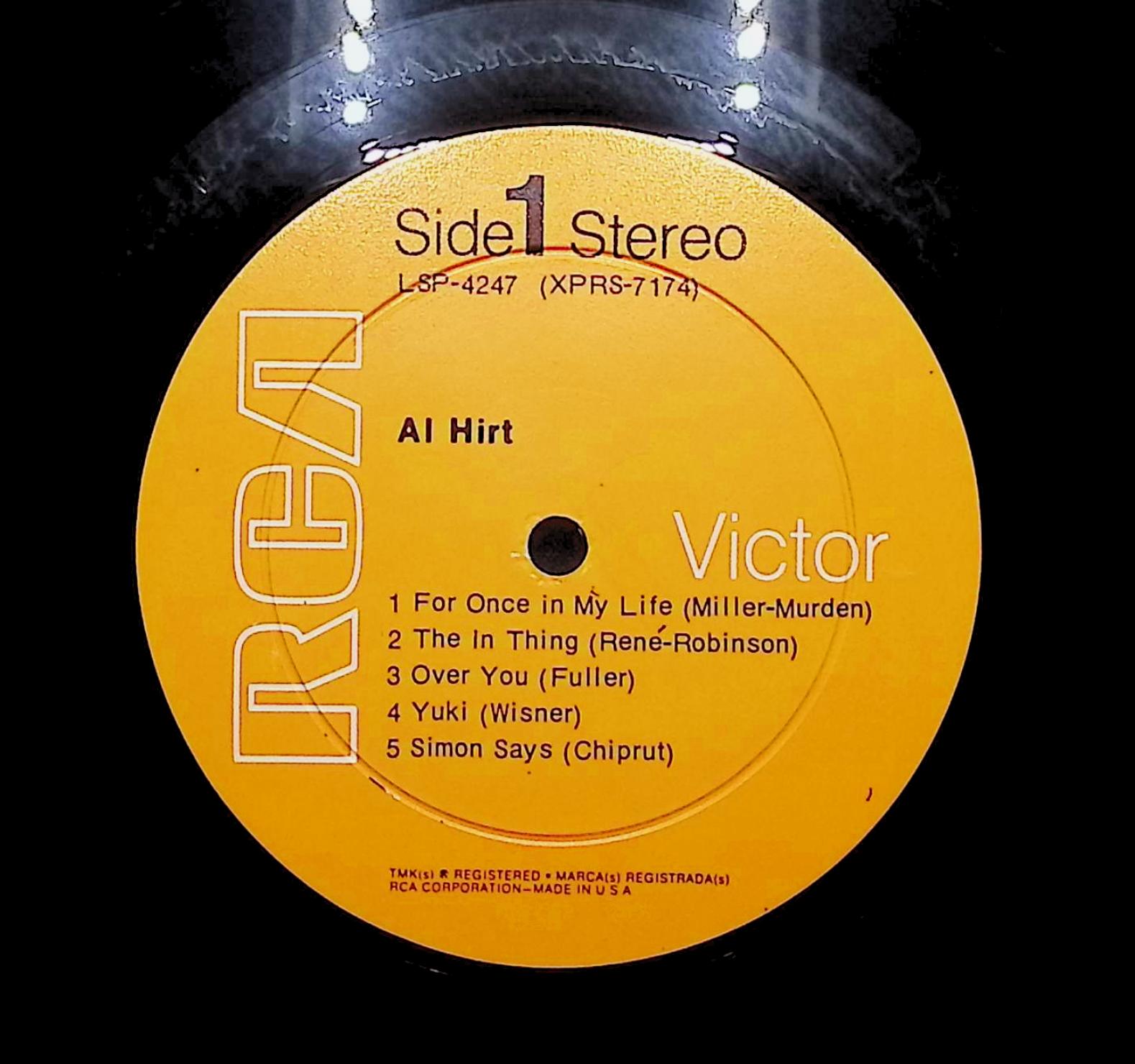 Al Hirt 1970 LP Jazz Sides 1 & 2  — image 2