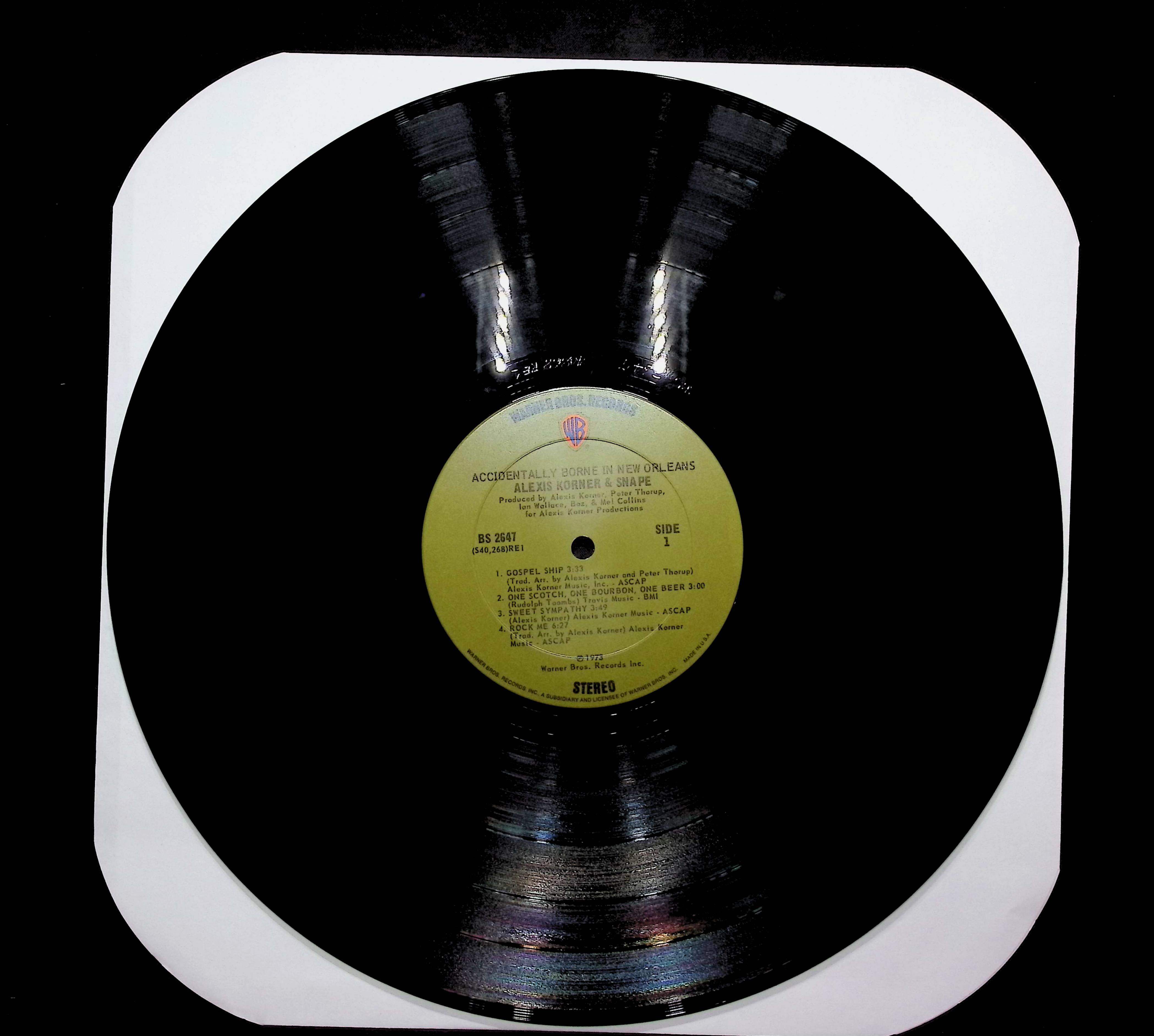 Alexis Korner & Snape Accidentally Borne In New Orleans 1973 LP Rock Side 1 & 2 — image 3