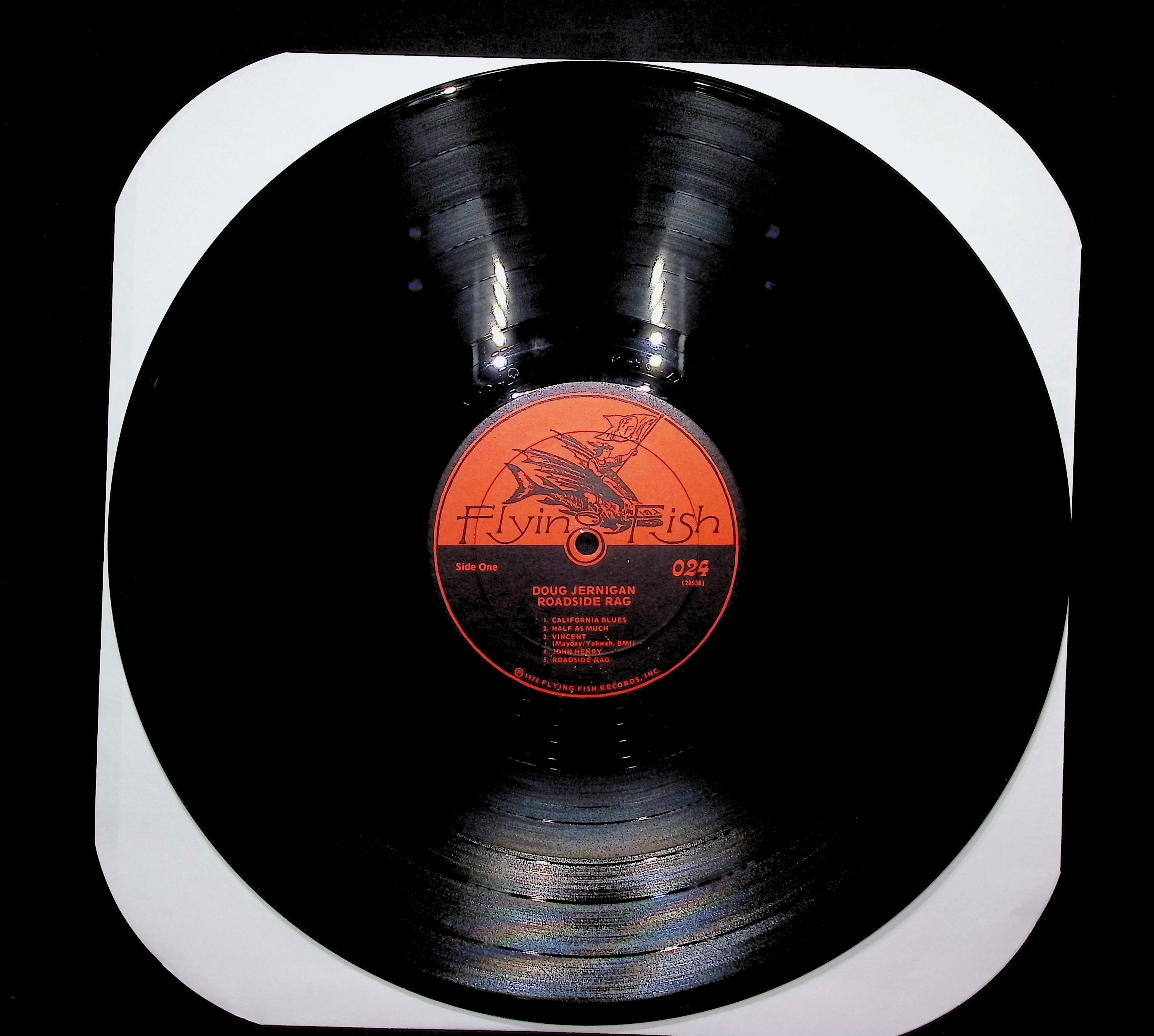 Doug Jernigan Roadside Rag 1976 LP Folk, World, & Country  — image 3
