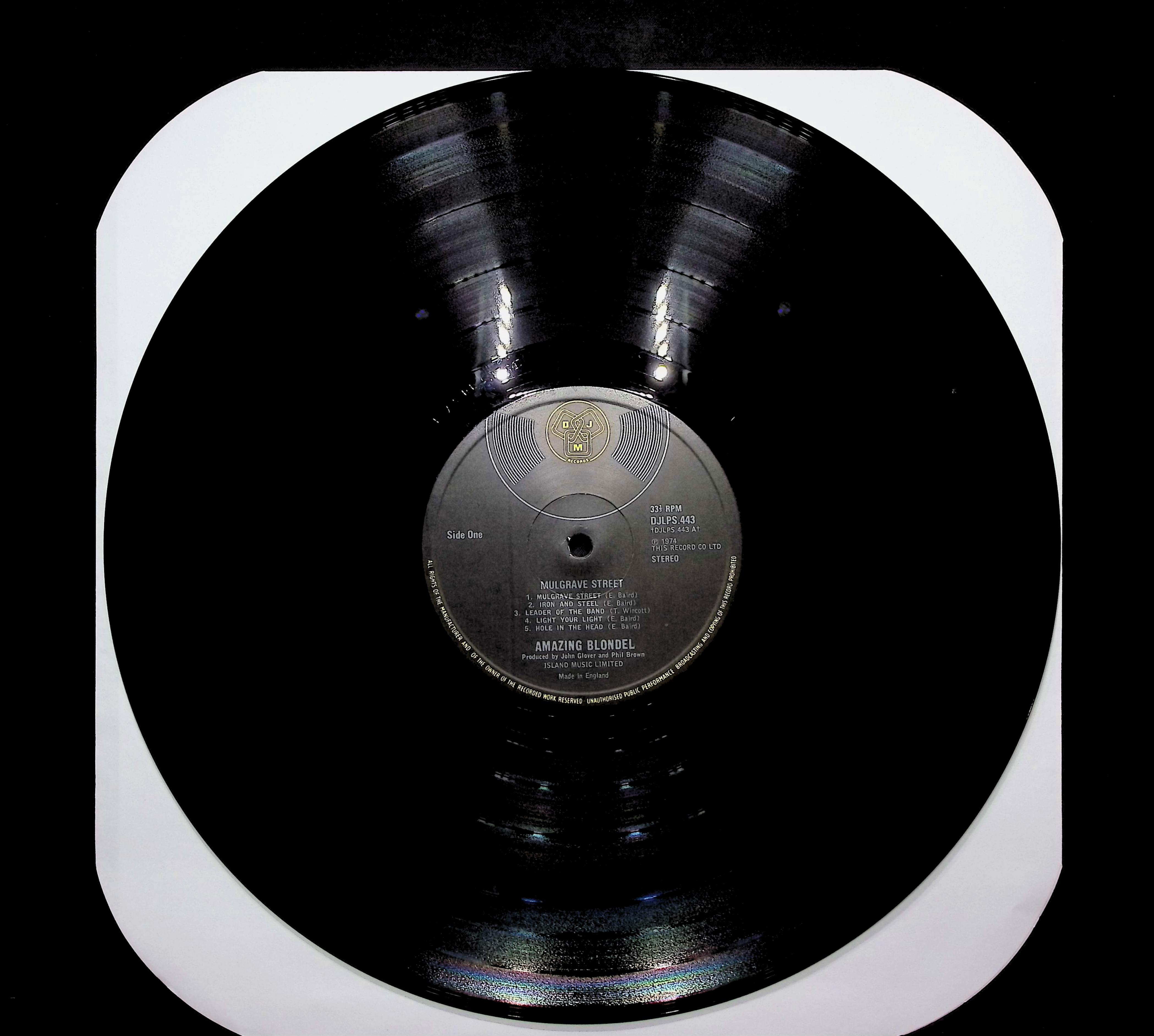 Amazing Blondel Mulgrave Street 1974 LP Rock