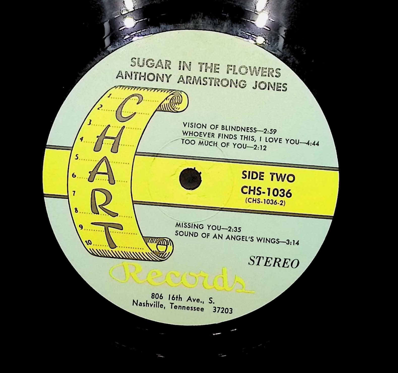 Anthony Armstrong Jones Sugar In The Flowers 1970 LP Pop  — image 2