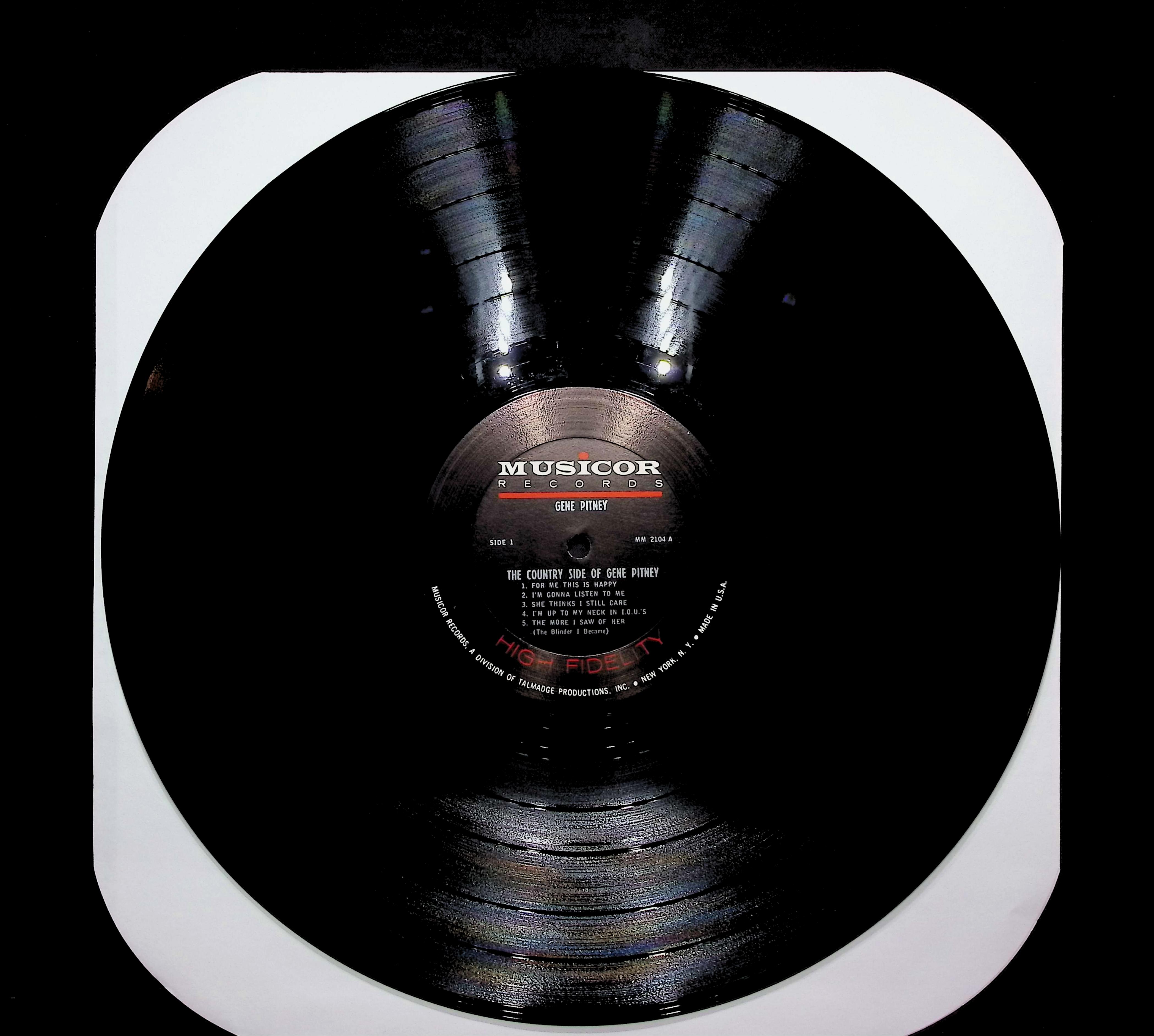Gene Pitney The Country Side Of Gene Pitney 1966 LP Pop