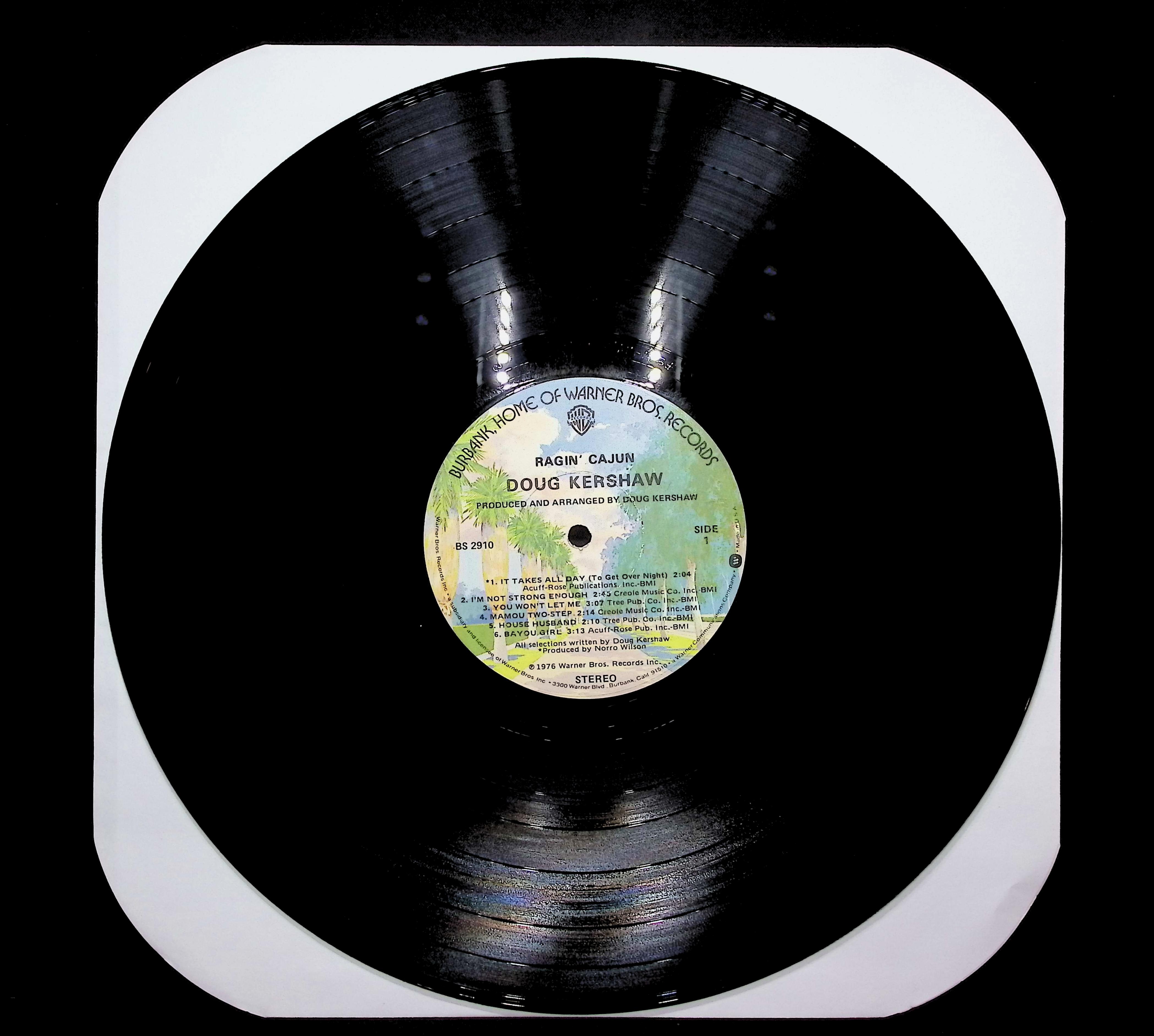 Doug Kershaw Ragin' Cajun 1976 LP Jazz Sides 1 & 2