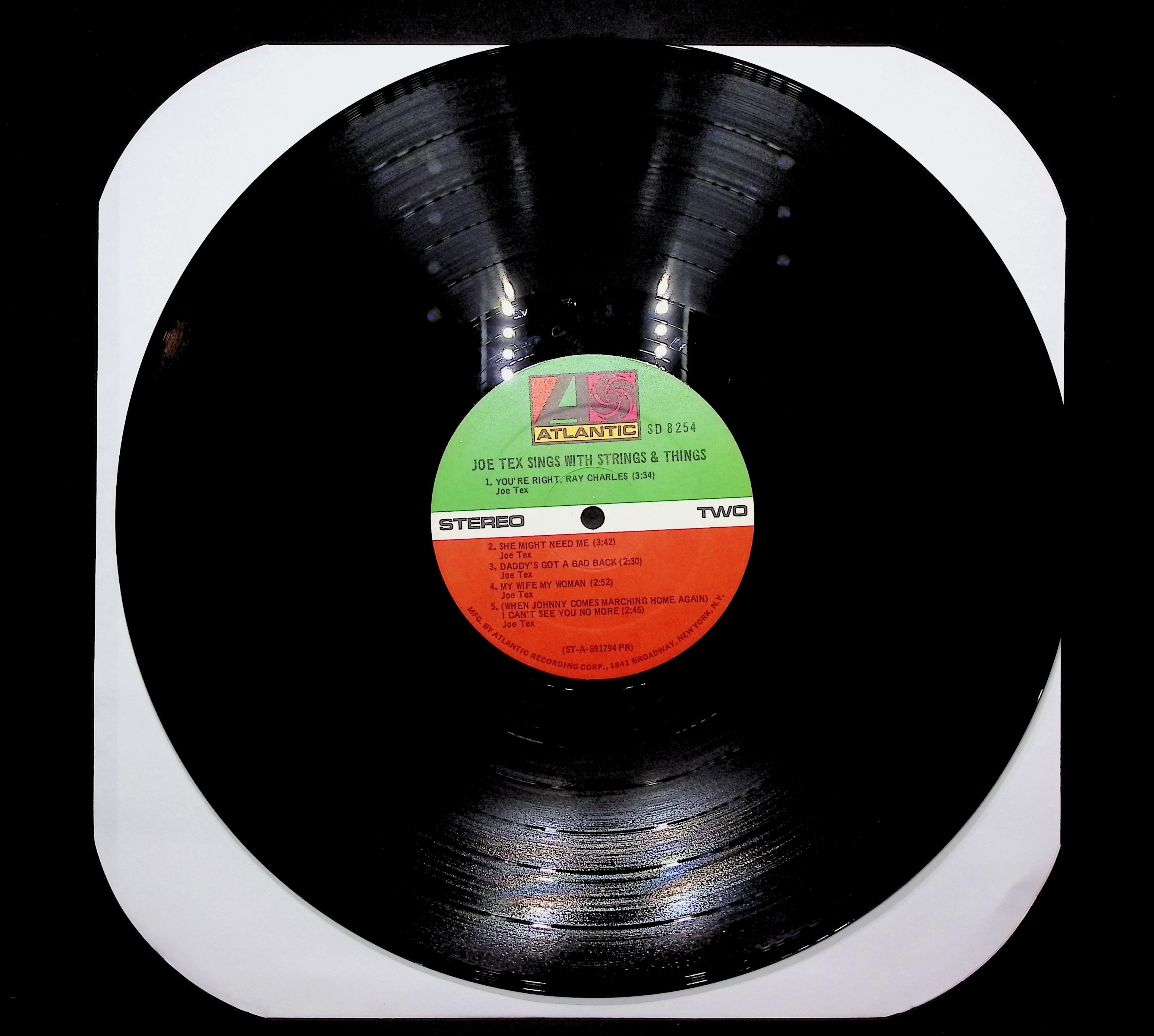 Joe Tex Sings With Strings & Things 1970 LP Funk / Soul Sides One & Two