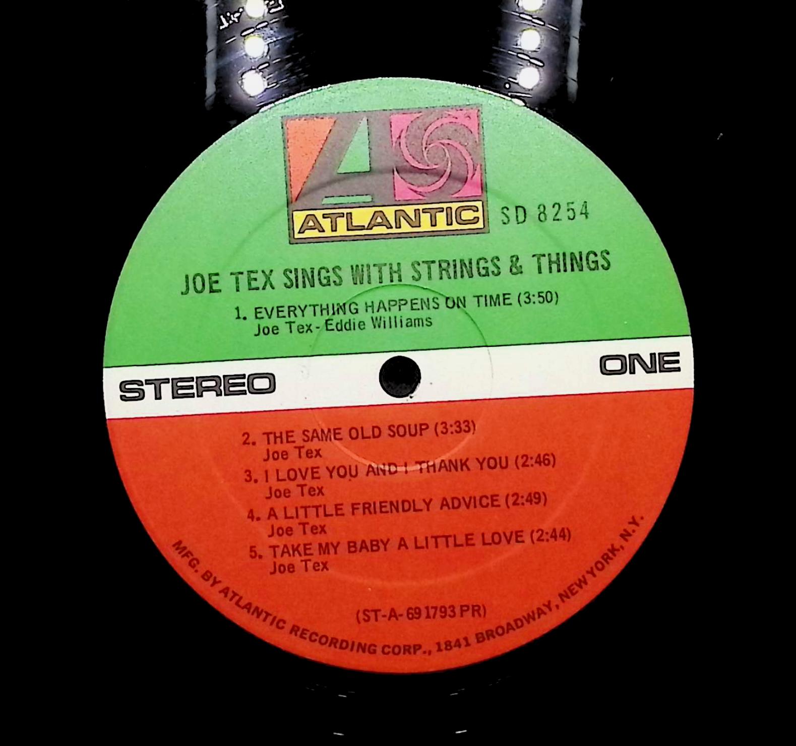 Joe Tex Sings With Strings & Things 1970 LP Funk / Soul Sides One & Two — image 4