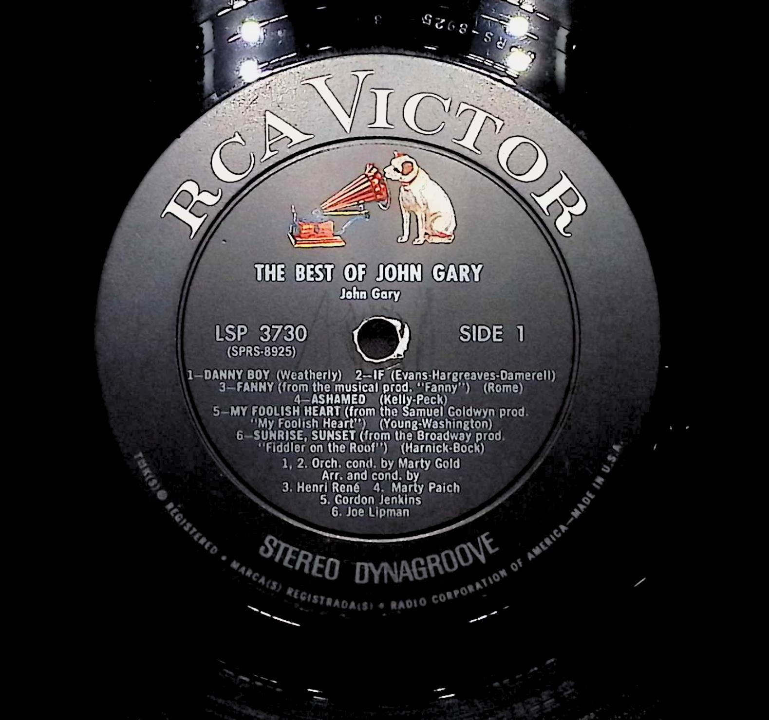 John Gary The Best Of John Gary 1967 LP Pop Side 1 & 2 — image 2