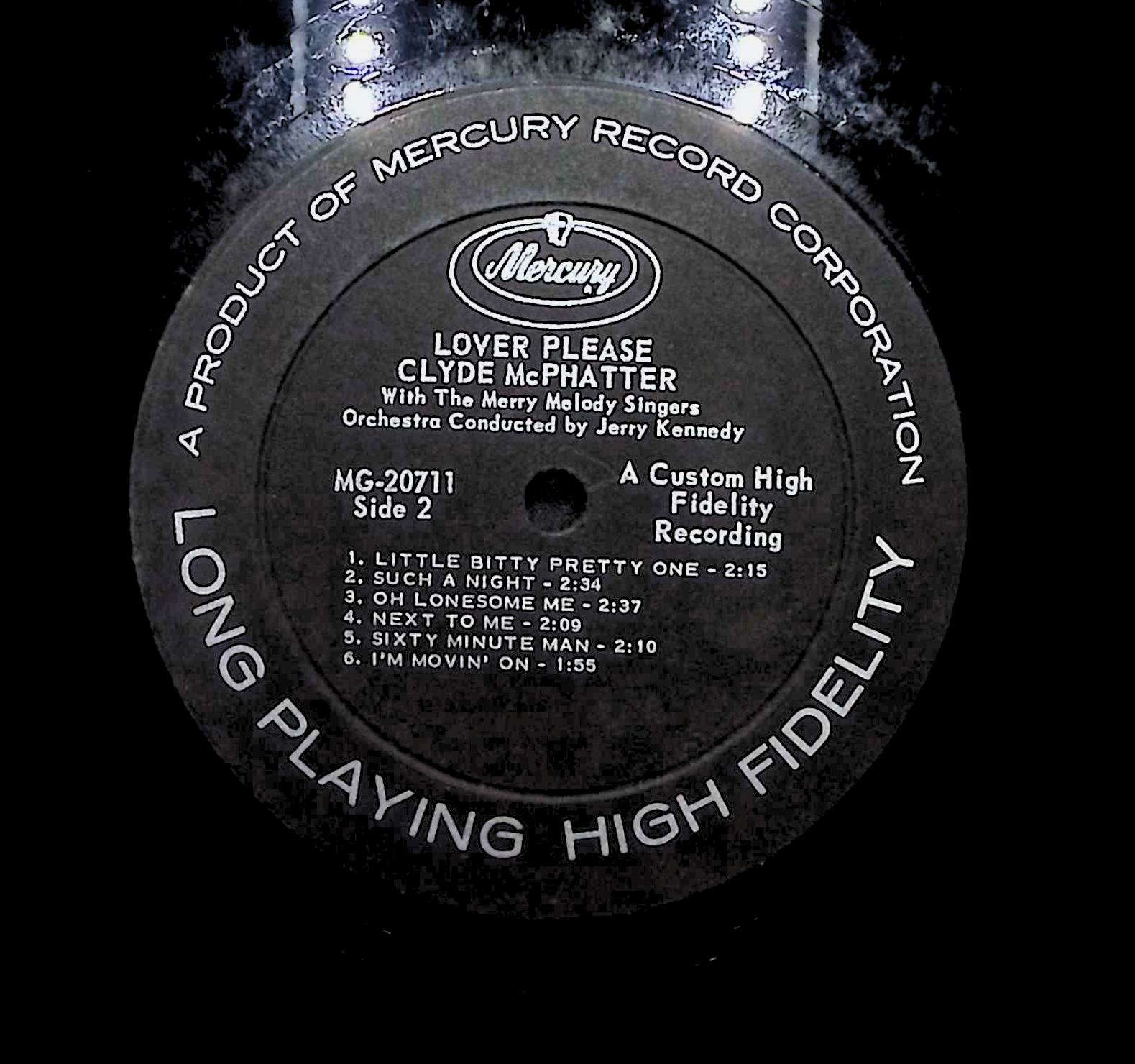 Clyde McPhatter Lover Please! 1962 LP Funk / Soul Side 1 & 2  — image 2