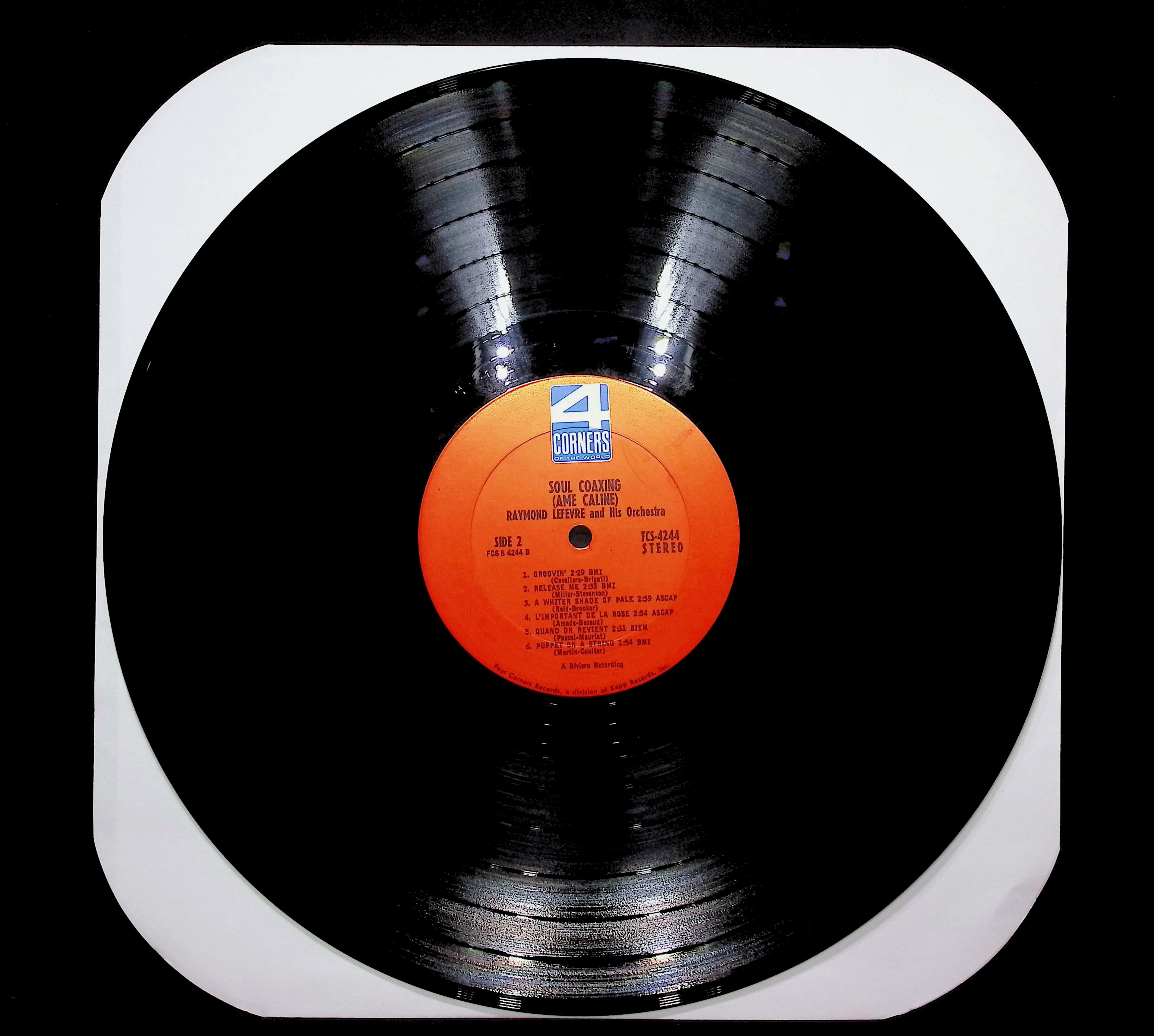 Raymond Lefèvre Et Son Grand Orchestre A Whiter Shade Of Pale 1967 LP Jazz — image 3