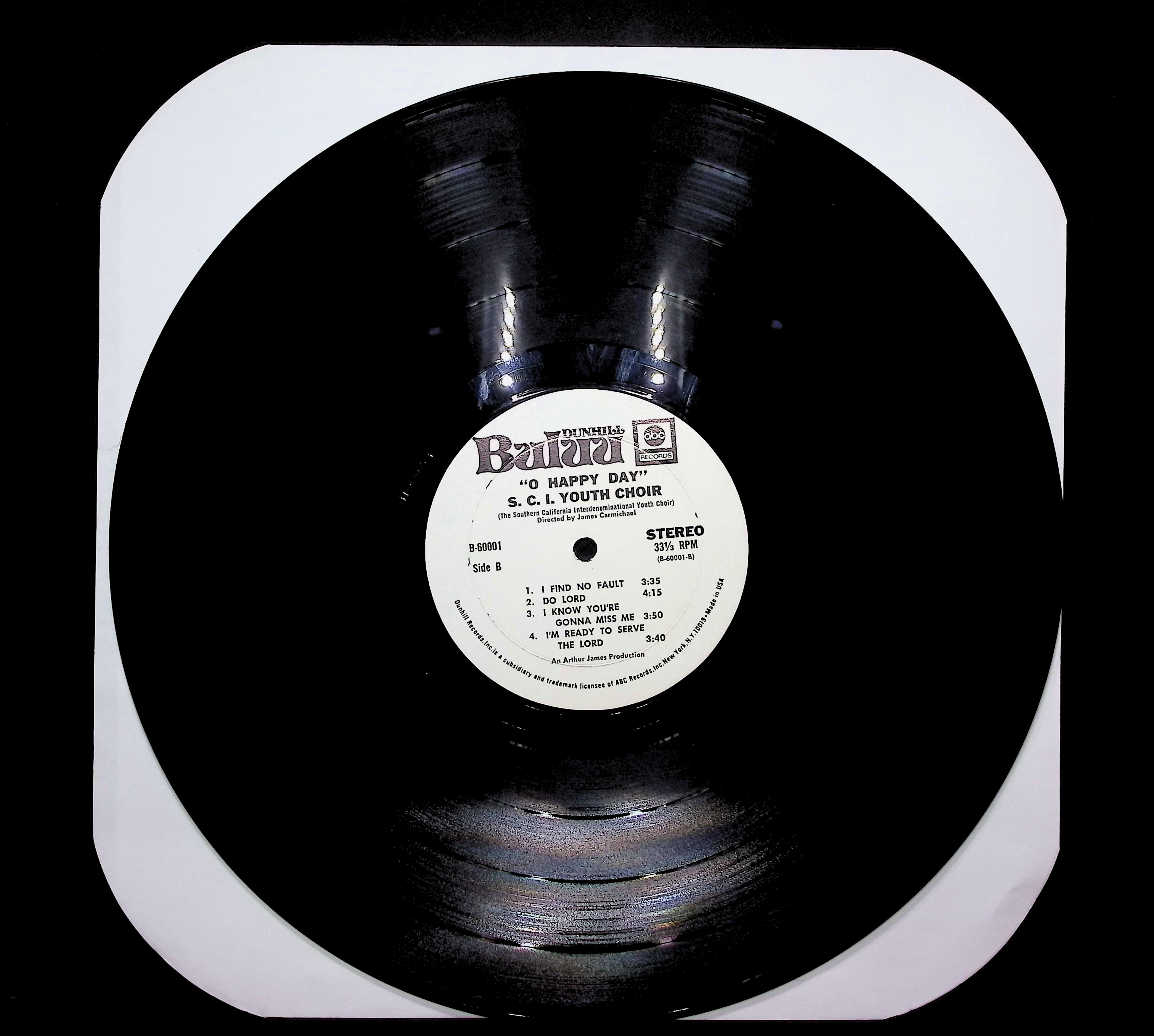 The Southern California Interdenominational Youth Choir O Happy Day 1968 LP Funk — image 3